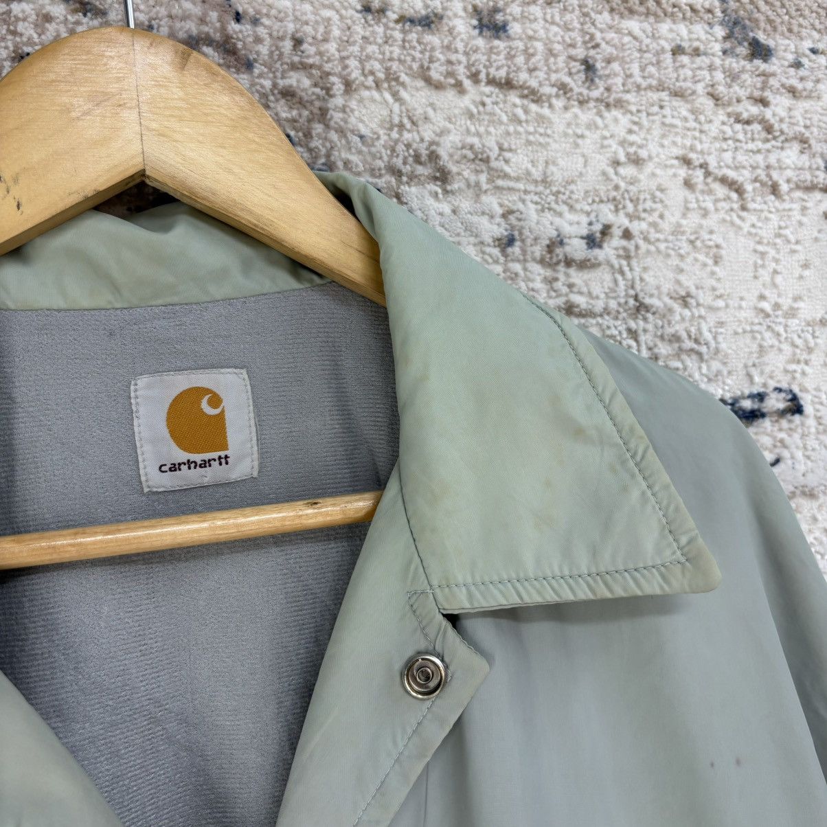 Carhartt × Vintage Very Rare 🔥Vintage Carhartt Nylon Coach Windbreaker Jacket Size US XL / EU 56 / 4 - 4 Thumbnail