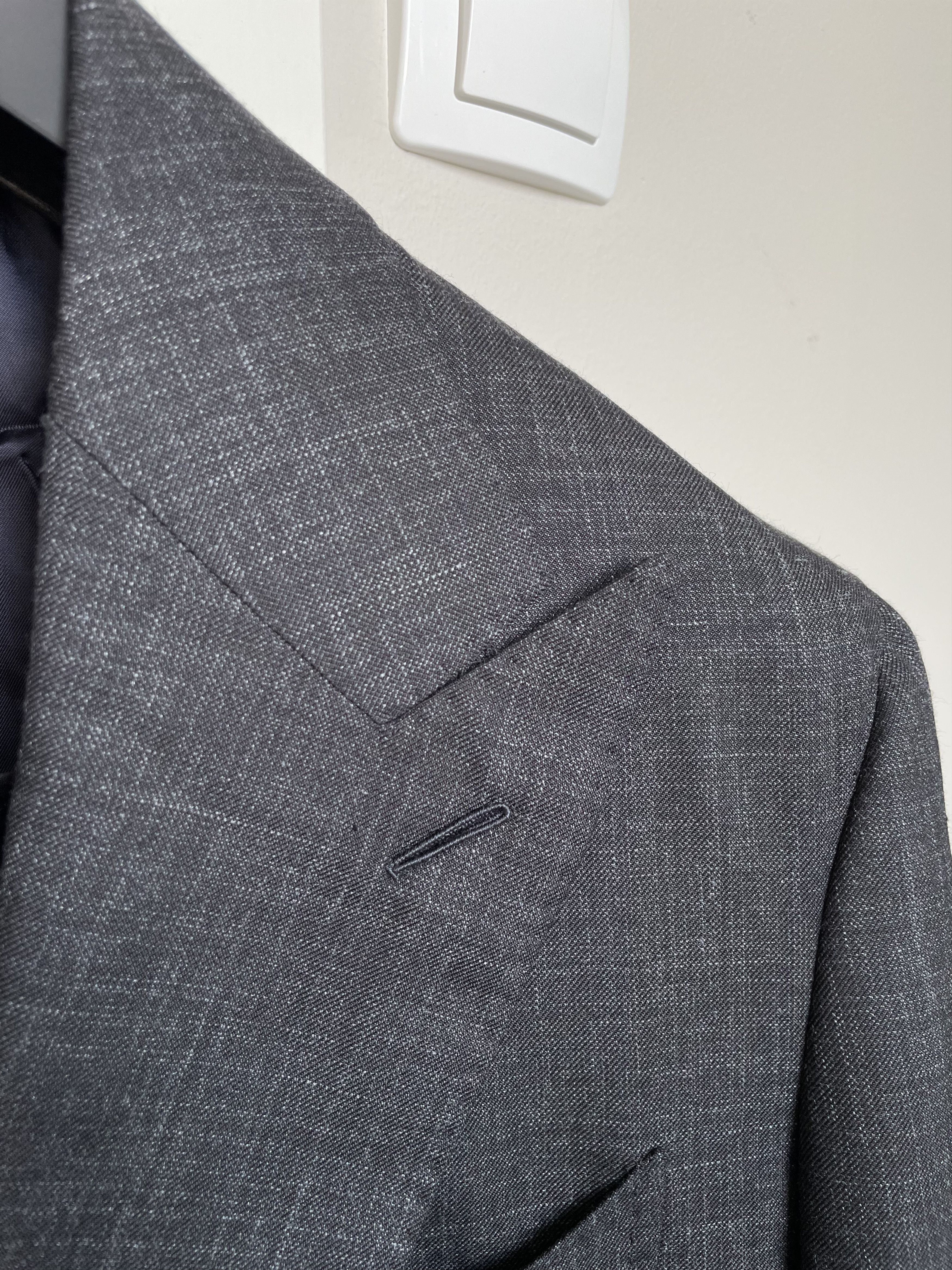 Suitsupply NWT Suitsupply charcoal full canvas jacket, size 40R\EU50 Size 40R - 4 Thumbnail