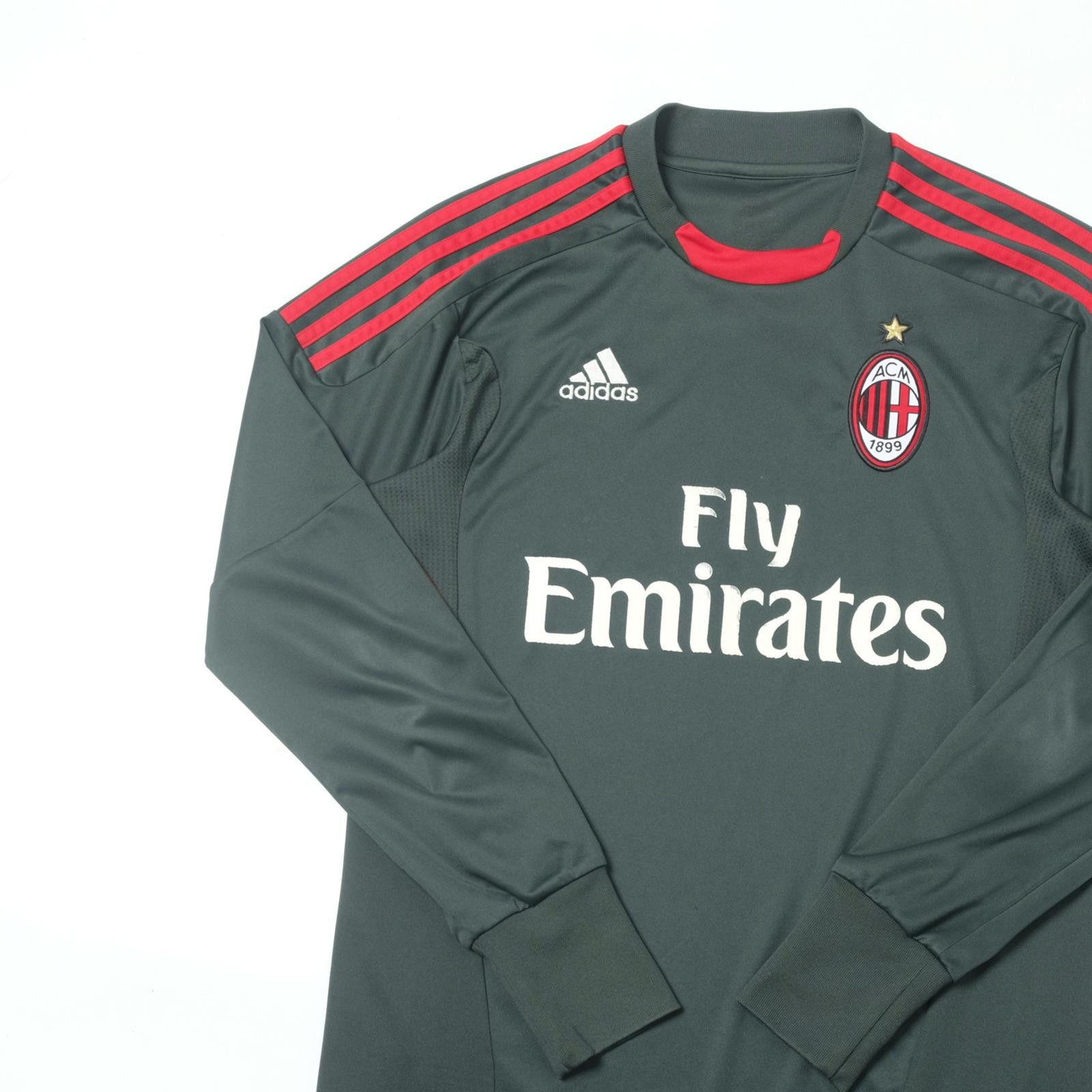 Adidas 2011/12 AC Milan Goalkeeper Shirt Adidas (M/L) Size US M / EU 48-50 / 2 - 3 Thumbnail