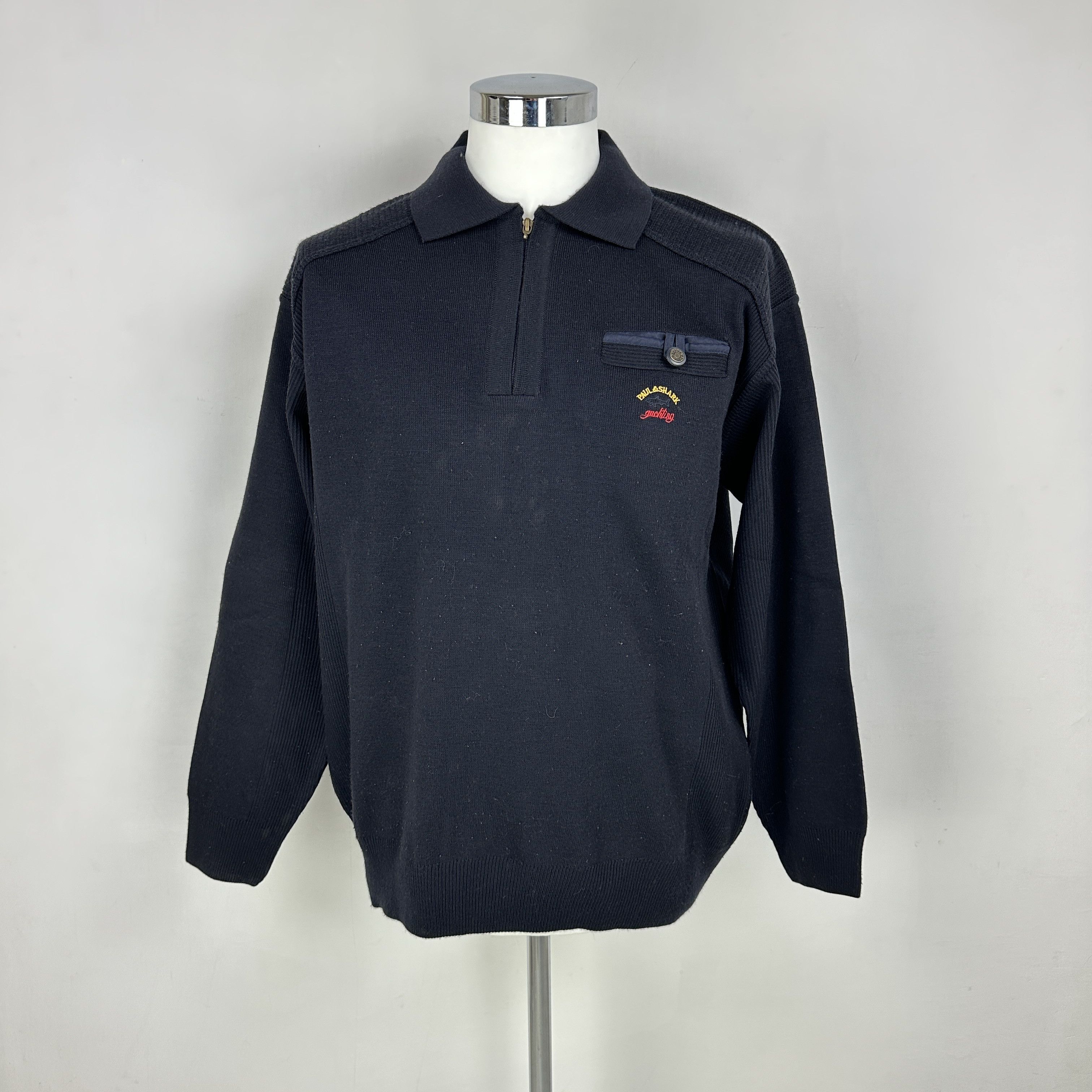 Paul & Shark Maglione Paul & Shark Lana Zip 3/4 – 3XL Size US XXL / EU 58 / 5 - 1 Thumbnail