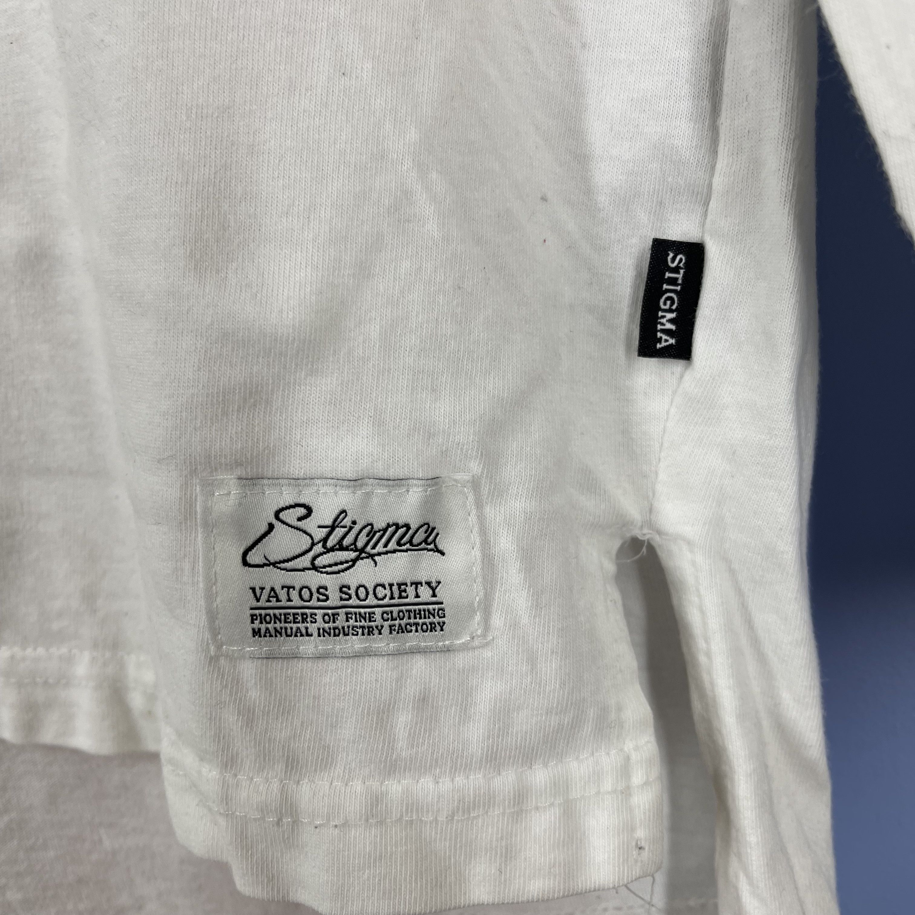 Japanese Brand Ghost by STIGMA VATOS SOCIETY Long Sleeve Tee #1314/AT Size US L / EU 52-54 / 3 - 8 Thumbnail