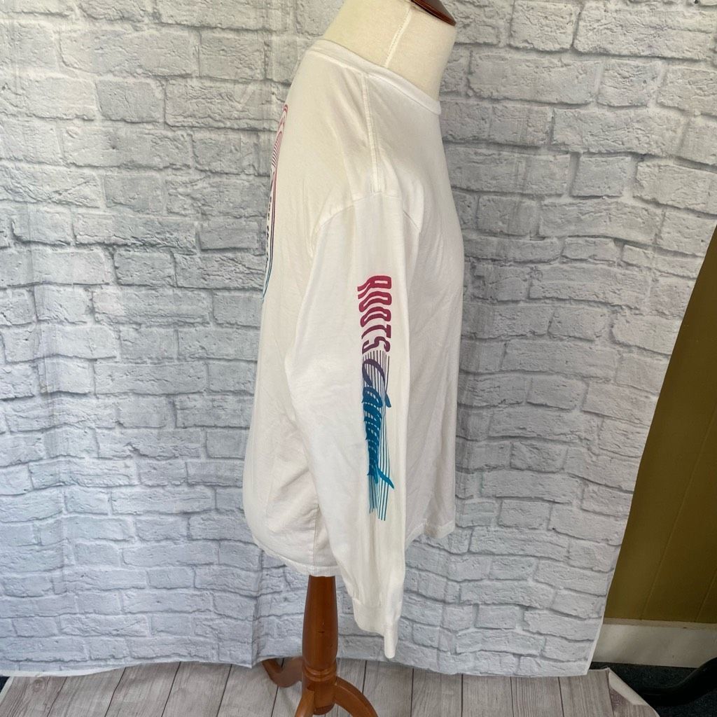 Roots Roots Canada men XL Crewneck graphic print t-shirt white Size US XL / EU 56 / 4 - 5 Thumbnail