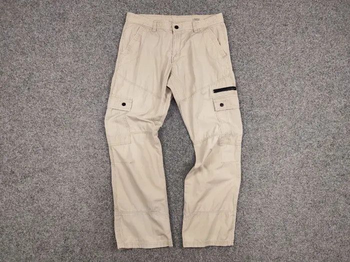 Japanese Brand Vintage 90's Cargo Pants Travis Scott Japan Pocket Beige Size US 34 / EU 50 - 5 Thumbnail