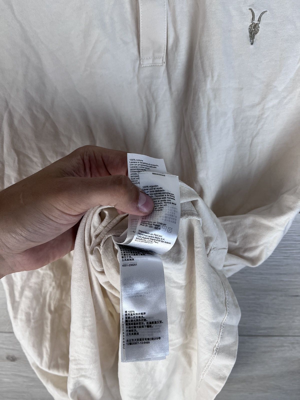 Allsaints Mens polo Allsaints size S Size US S / EU 44-46 / 1 - 7 Thumbnail