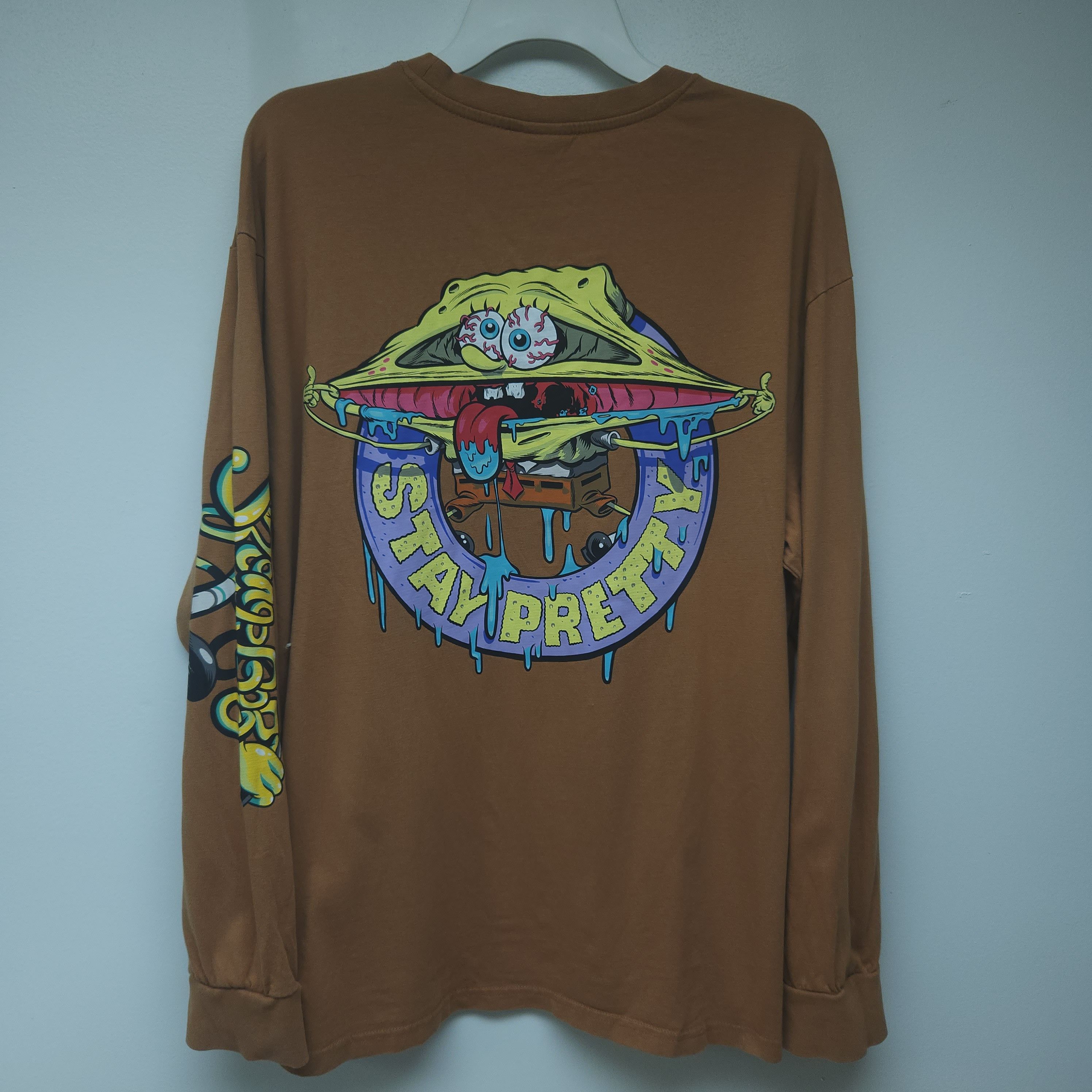 Cartoon Network × H&M × Nickelodeon H&M Spongebob Squarepants Long-Sleeve T-Shirt Size US XL / EU 56 / 4 - 1 Thumbnail