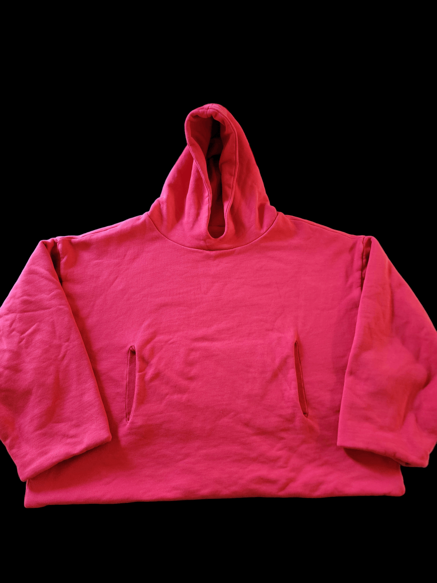 image of Kanye West x Los Angeles Apparel Laa Yeezy Dmx Memorial Hoodie Sample (Red), Men's (Size Medium)