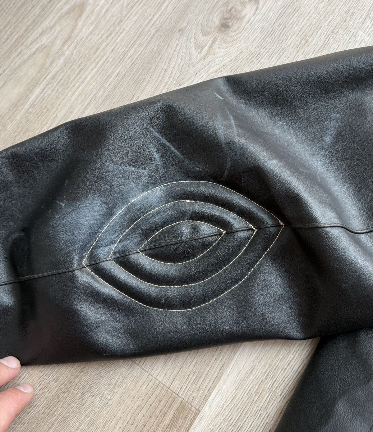 AMI Rare Vintage AMI Black Leather Racing Biker Jacket Size US L / EU 52-54 / 3 - 15 Thumbnail