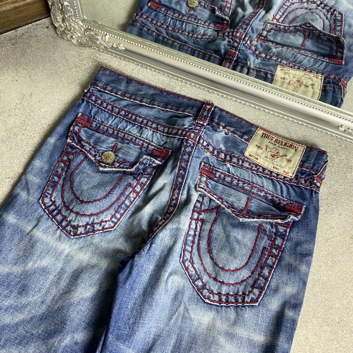True Religion Vintage Y2K True Religion Jeans Baggy Skater Size US 34 / EU 50 - 4 Thumbnail