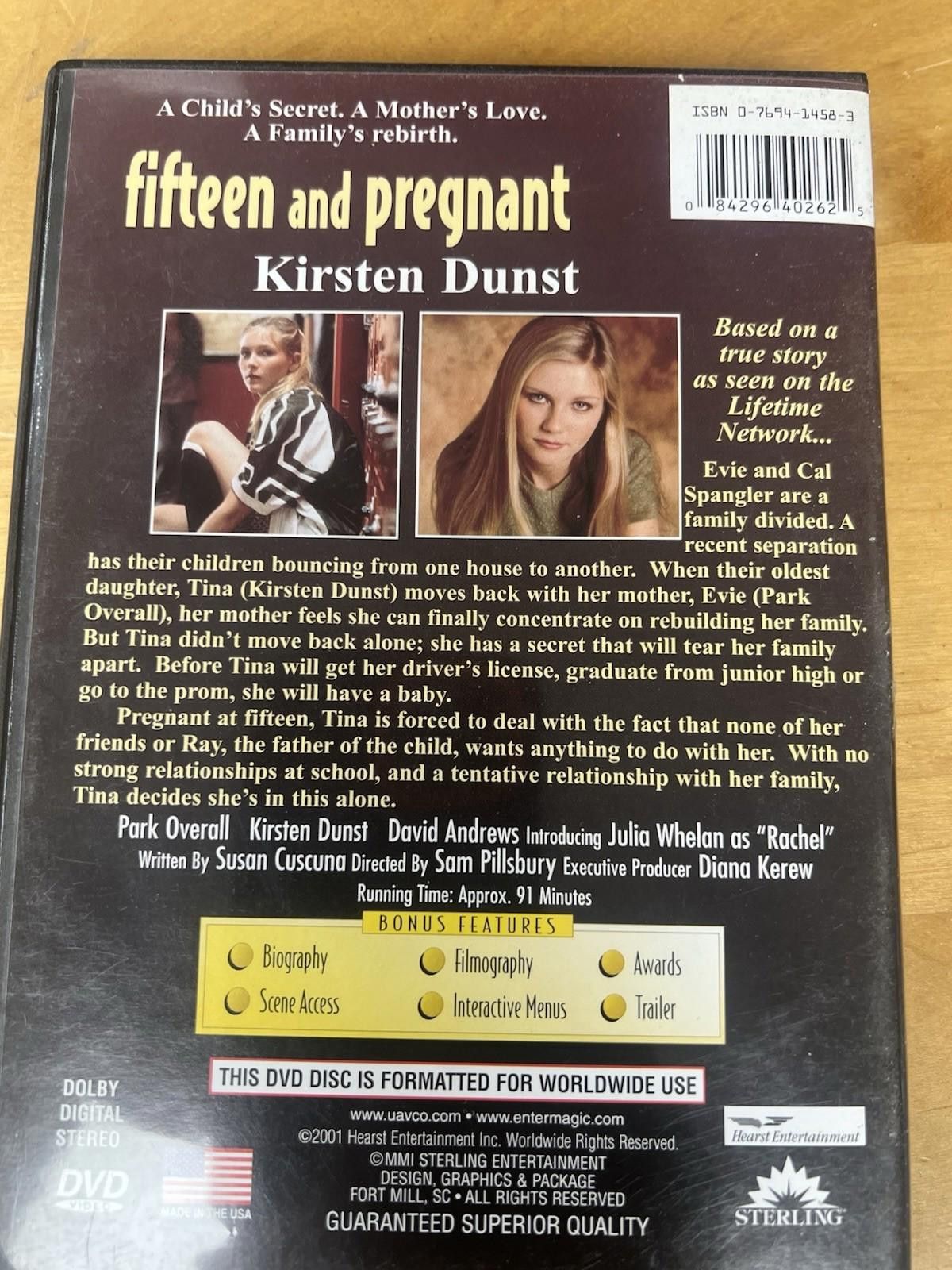Other Fifteen and Pregnant [DVD] Park Overall,Kirsten Dunst,David Size ONE SIZE - 9 Thumbnail