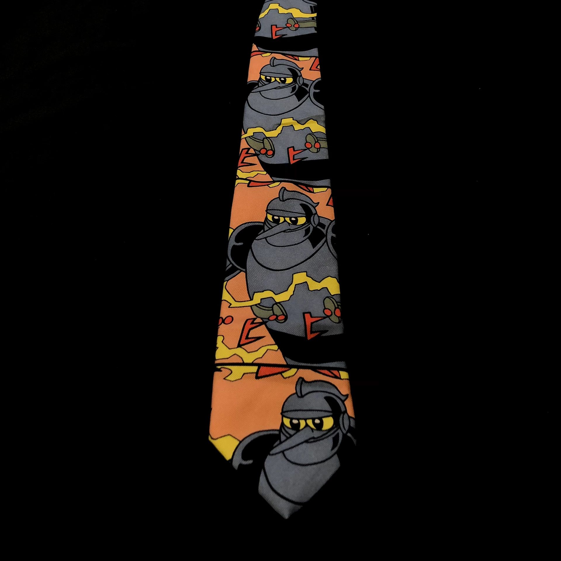 Yohji Yamamoto Yohji Yamamoto 1993SS Tetsujin 28-go Manga Silk Tie Size ONE SIZE - 2 Thumbnail