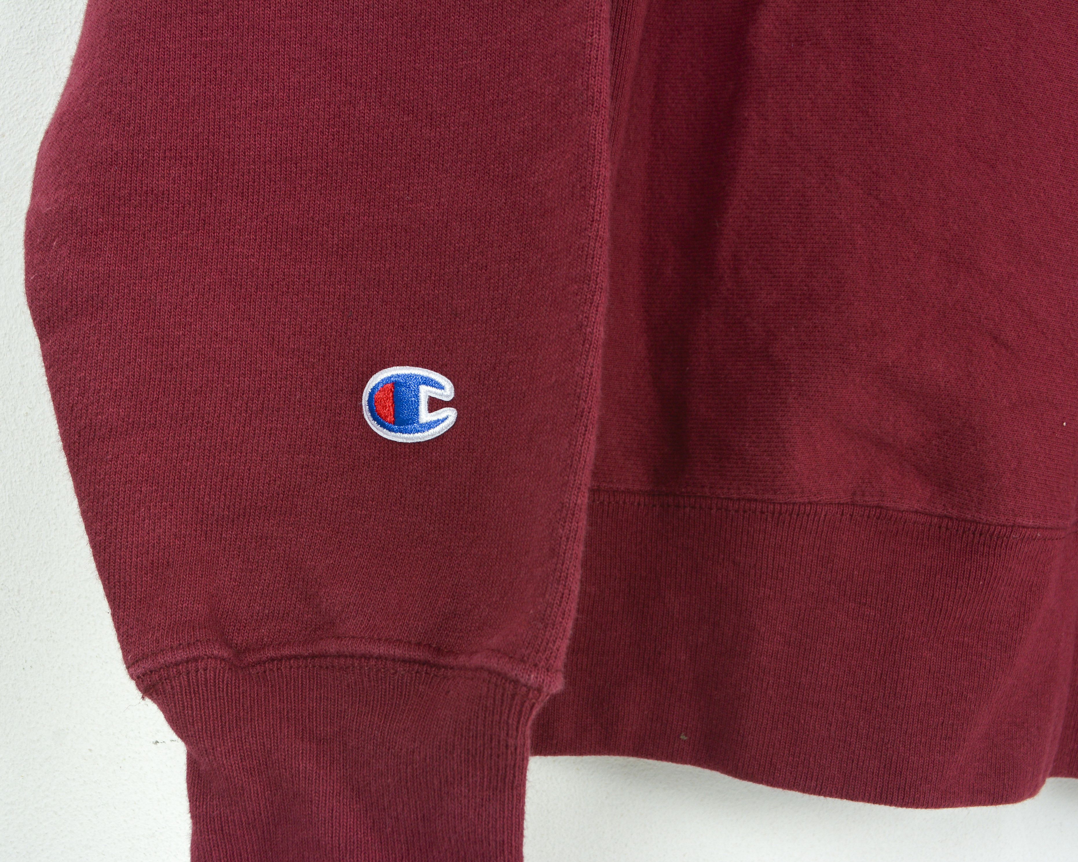Champion × Vintage Jumper Sticker Man Reverse Weave Pullover Cotton Sweatshirt Size US M / EU 48-50 / 2 - 4 Thumbnail