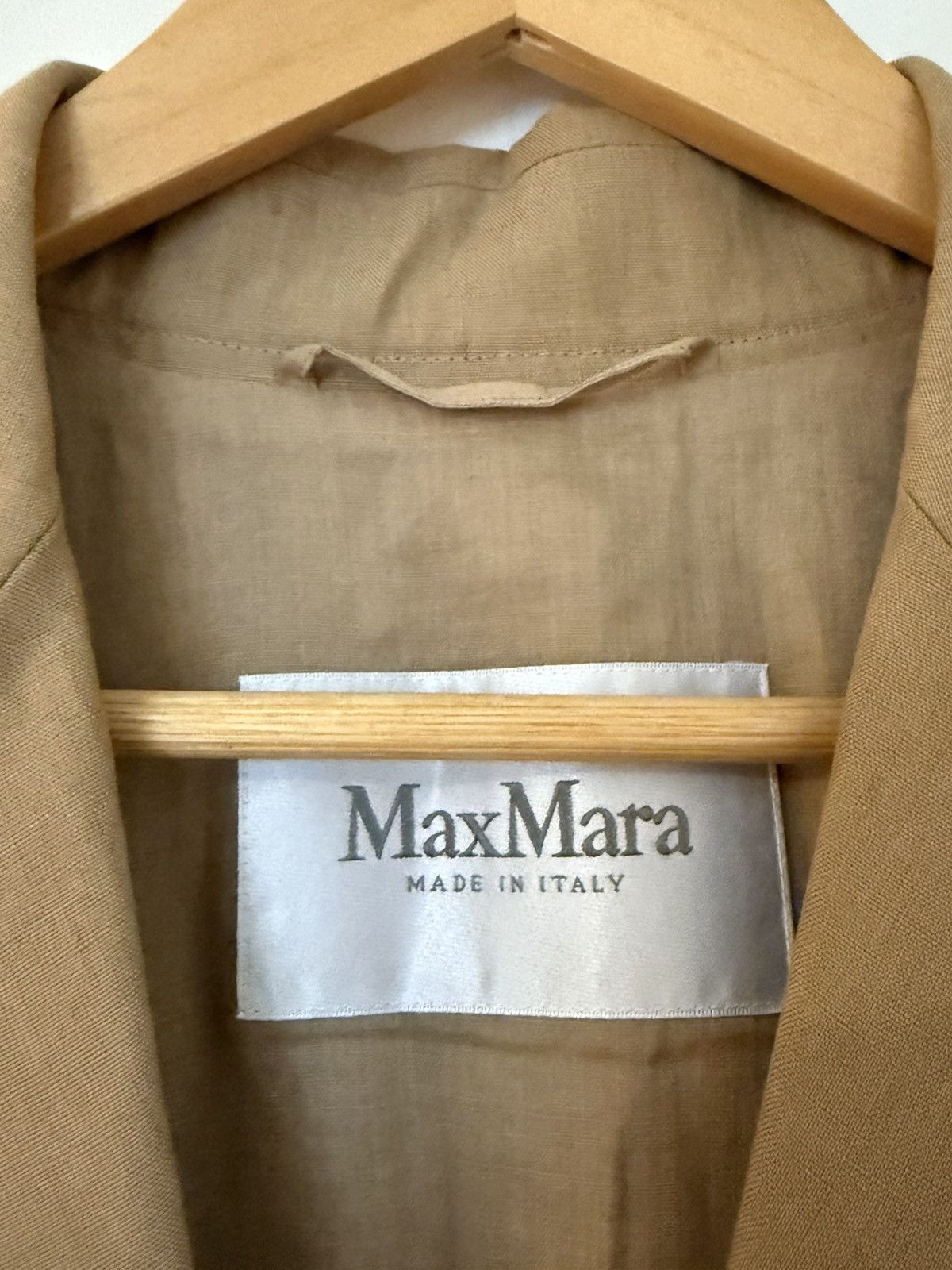 Max Mara Max Mara Double-Breasted Linen Trench Coat– Size 40 Size S / US 4 / IT 40 - 7 Thumbnail