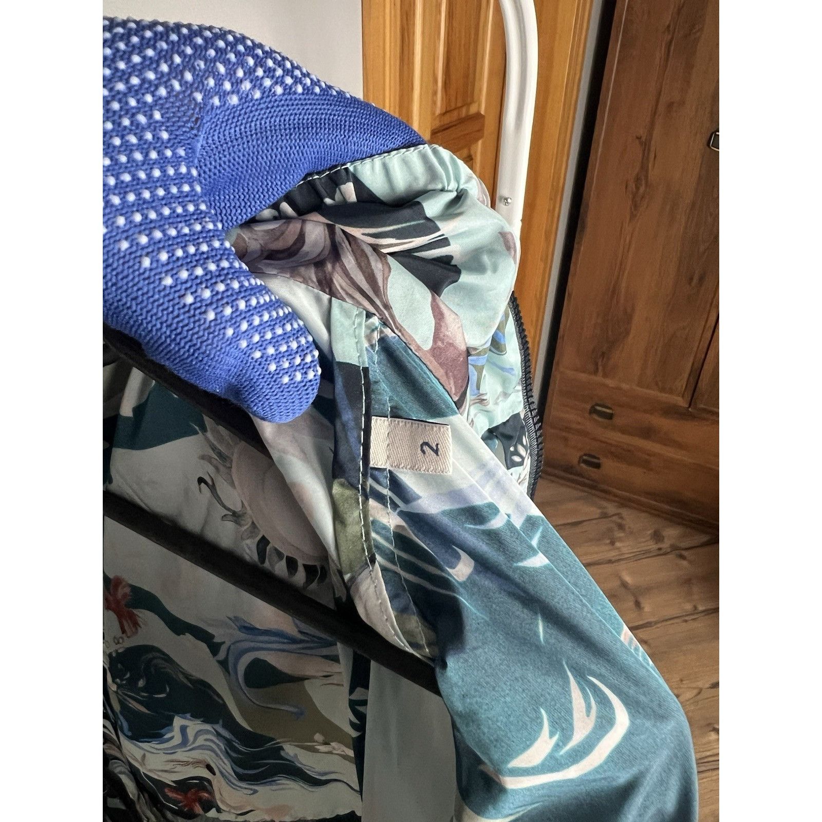 Moncler Moncler Lichen Women`s Blue Long Rain Coat Windbreaker Jacke Size M / US 6-8 / IT 42-44 - 13 Thumbnail