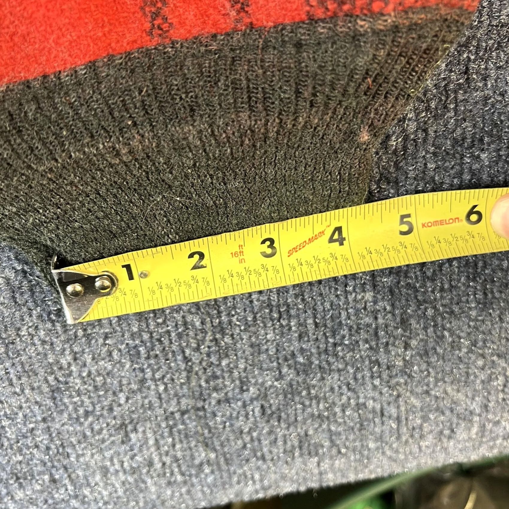 Vintage VINTAGE Hunting Pants Mens Medium Red Black Plaid Cuffed Lined Outdoors Wool Size US 37 - 5 Thumbnail