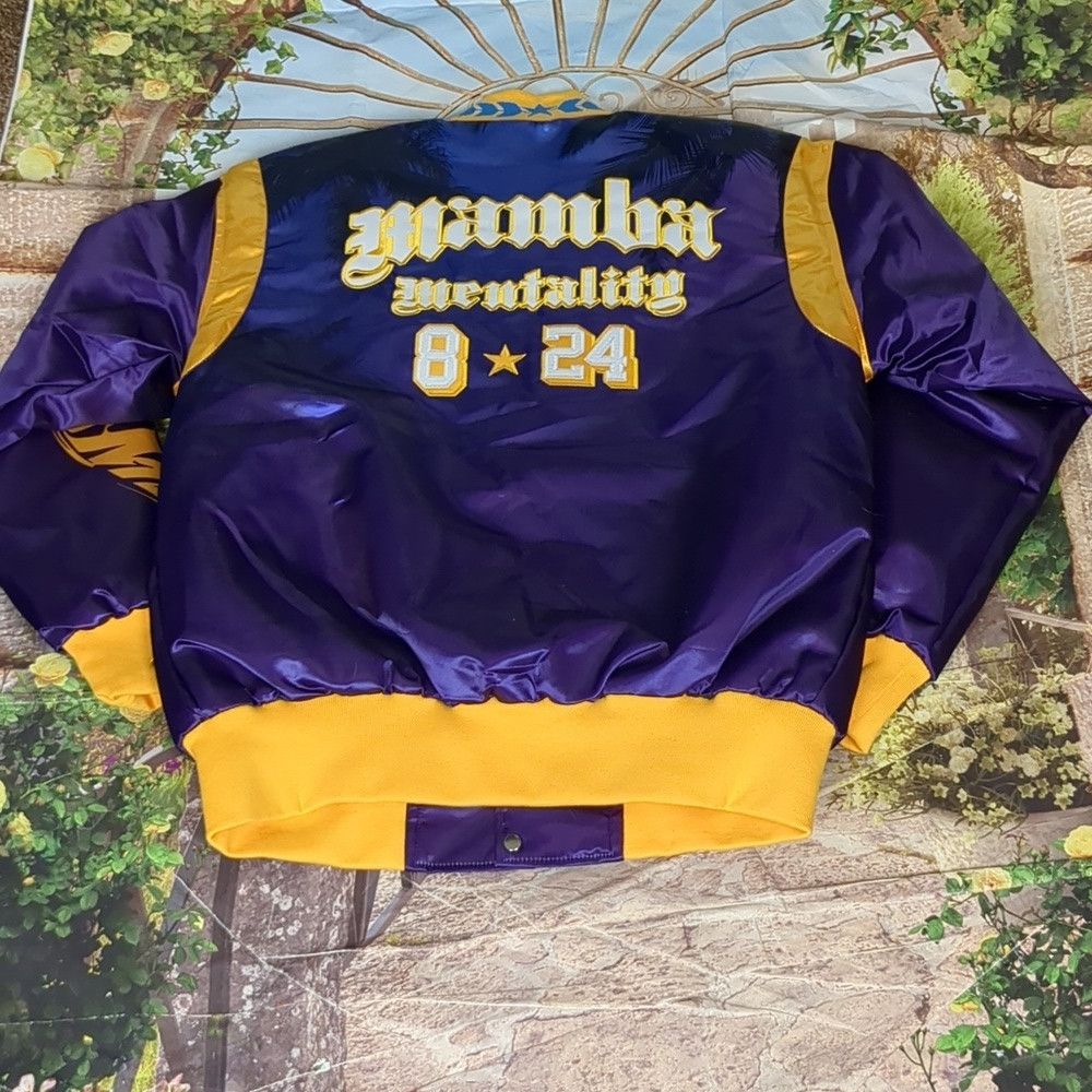 Other HEADGEAR classics purple Kobe Crenshaw satin jacket medium Size US M / EU 48-50 / 2 - 5 Thumbnail