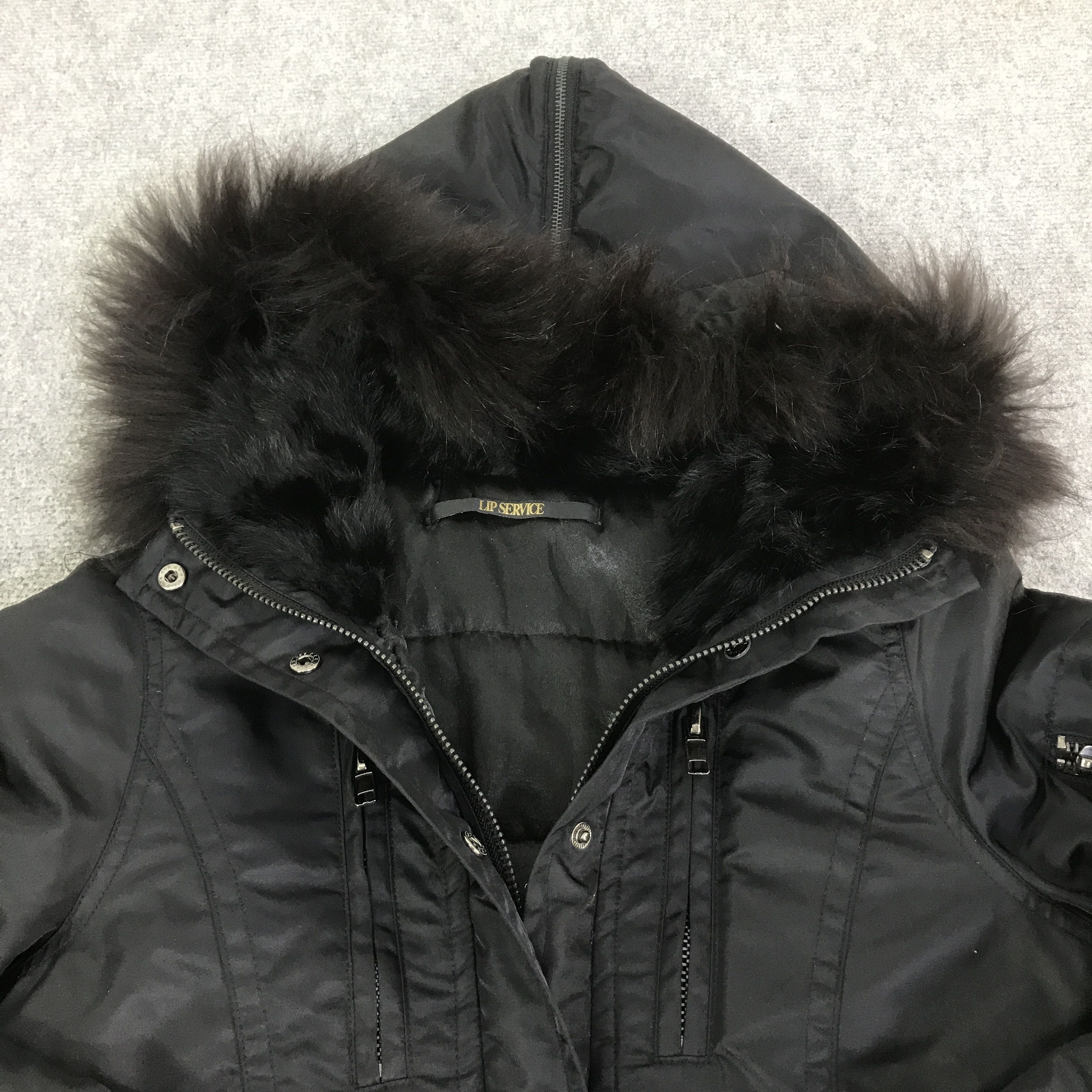 Lip Service LIP SERVICE FUR HOODIE PUNK JACKET K120B5 Size US M / EU 48-50 / 2 - 8 Thumbnail