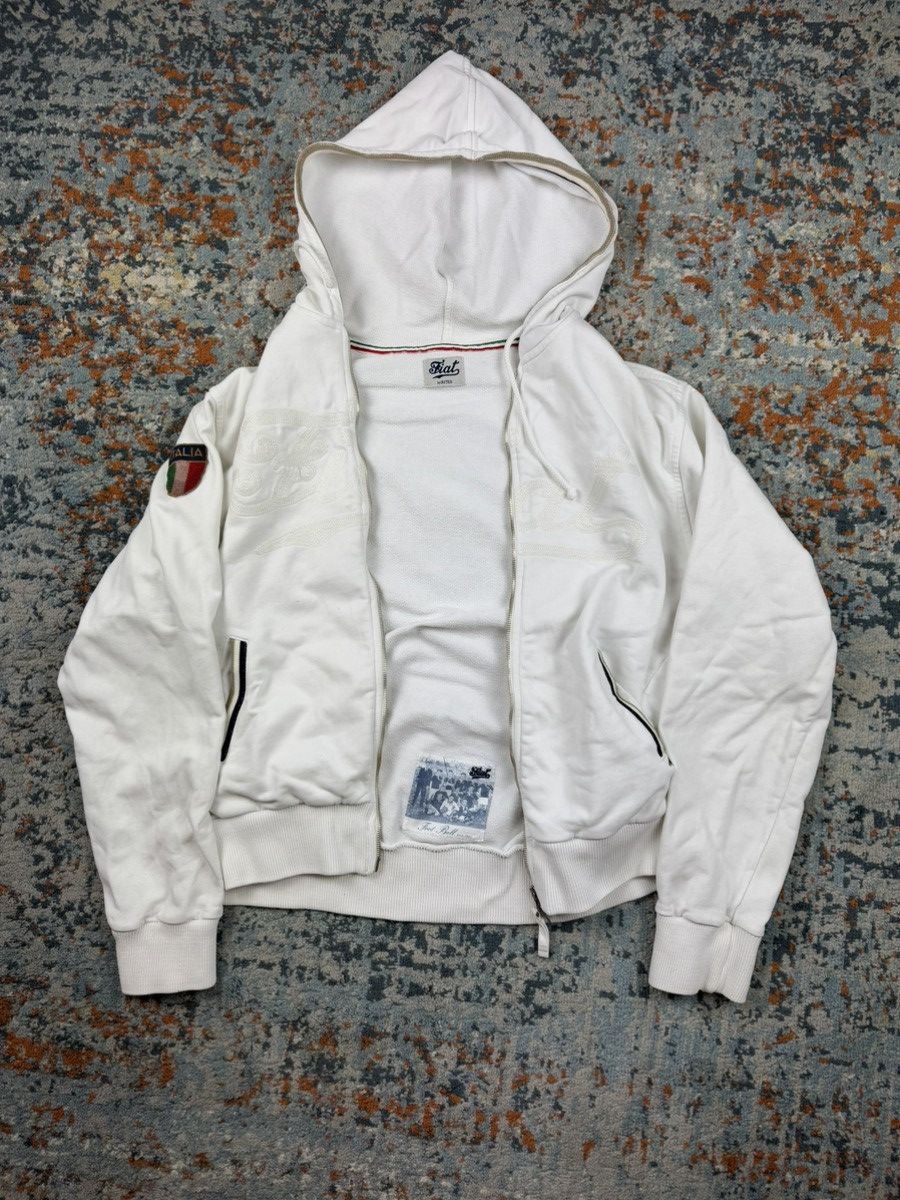 Vintage Vintage y2k Fiat spellout embroidered zip hoodie chief keef Size US L / EU 52-54 / 3 - 2 Thumbnail