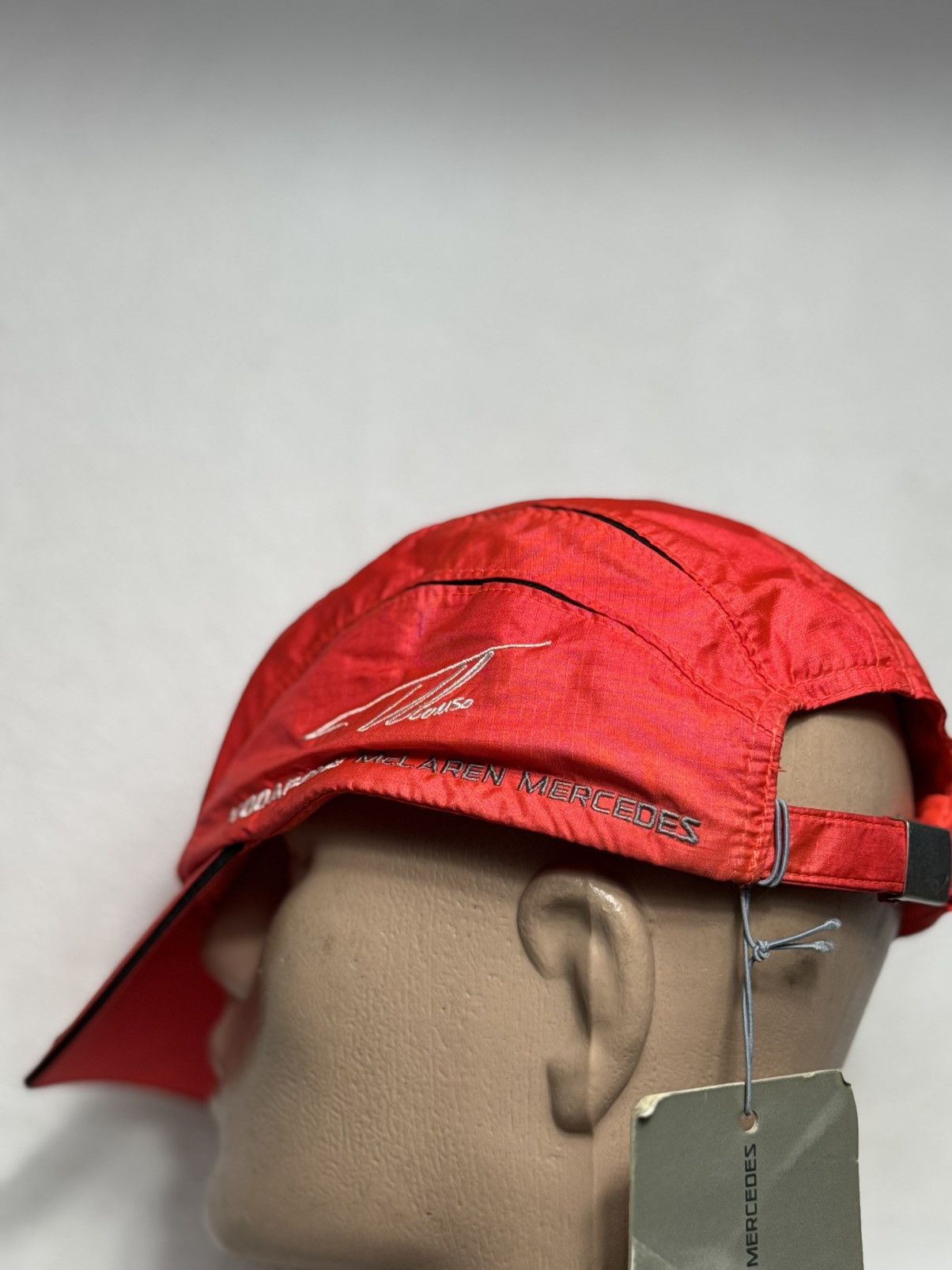 Malcolm McLaren Vodafone McLaren Mercedes Nylon Racing Cap Size ONE SIZE - 6 Thumbnail