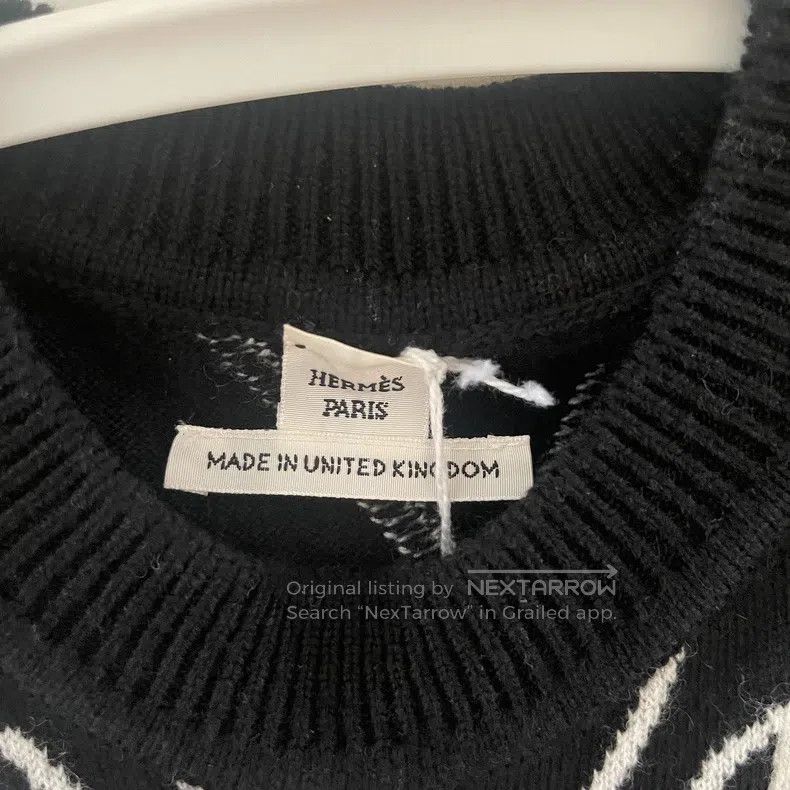 Hermes Hermes SS23 Patterned Jacquard Crewneck Long Sleeve Sweate Size XS / US 0-2 / IT 36-38 - 2 Thumbnail