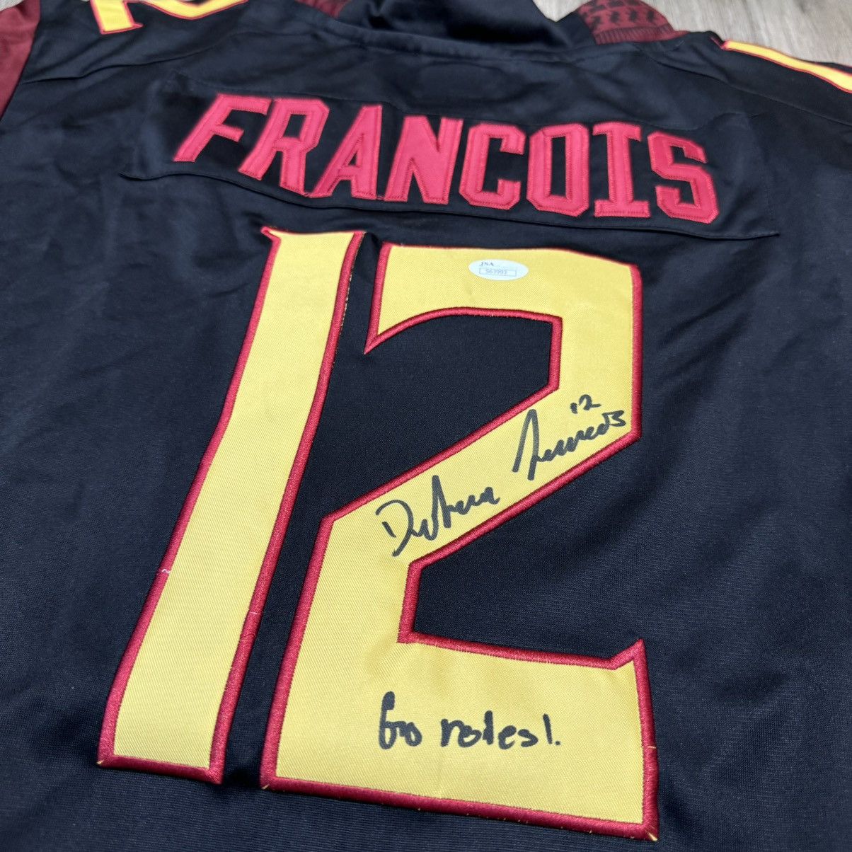 Nike Nike Florida State Seminoles Football signed Jersey (COA) Size US L / EU 52-54 / 3 - 4 Thumbnail