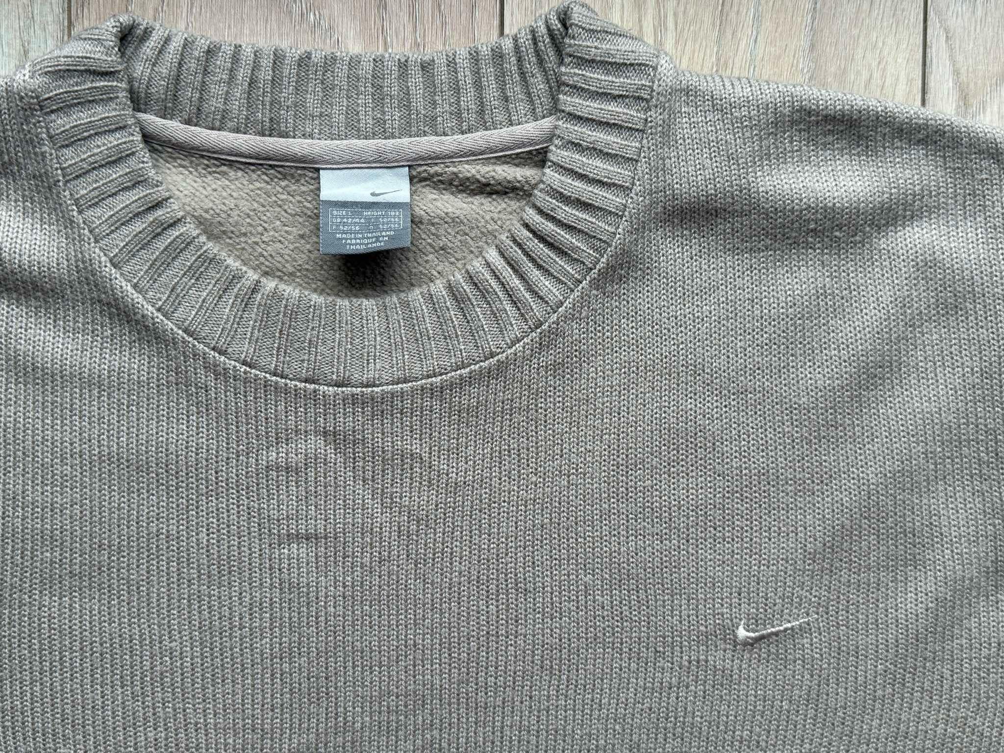 Nike × Vintage Vintage Nike Pullover Knit Crewneck Swoosh Elbow Pads Size US L / EU 52-54 / 3 - 3 Thumbnail