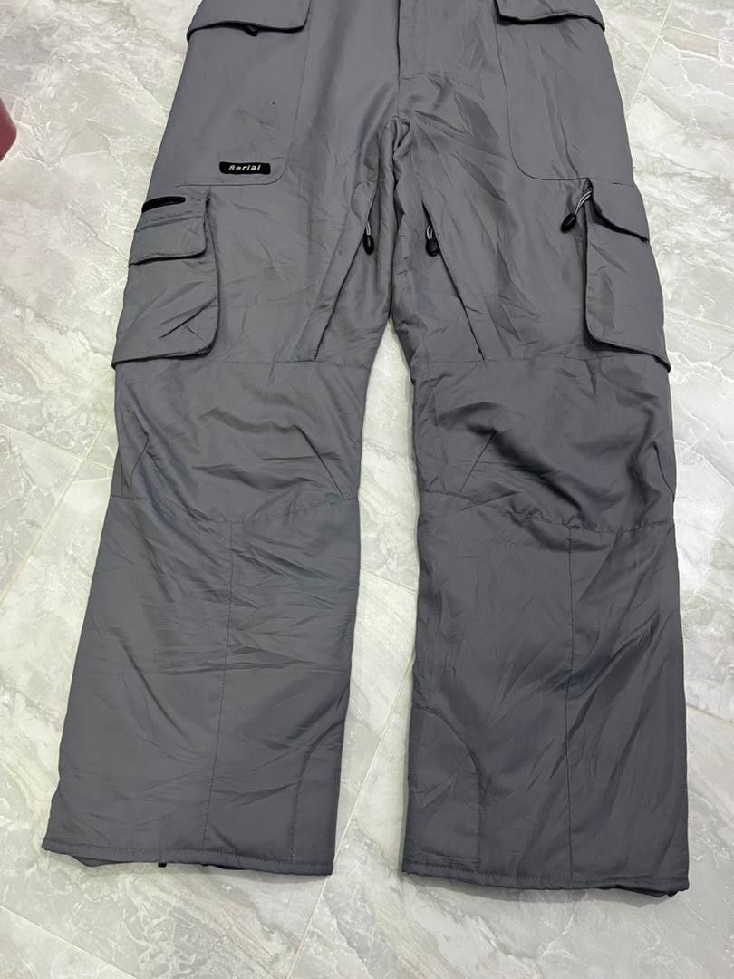 Japanese Brand Angelo Aerial Japanese Utility Snow Pants Grey Size US 34 / EU 50 - 3 Thumbnail