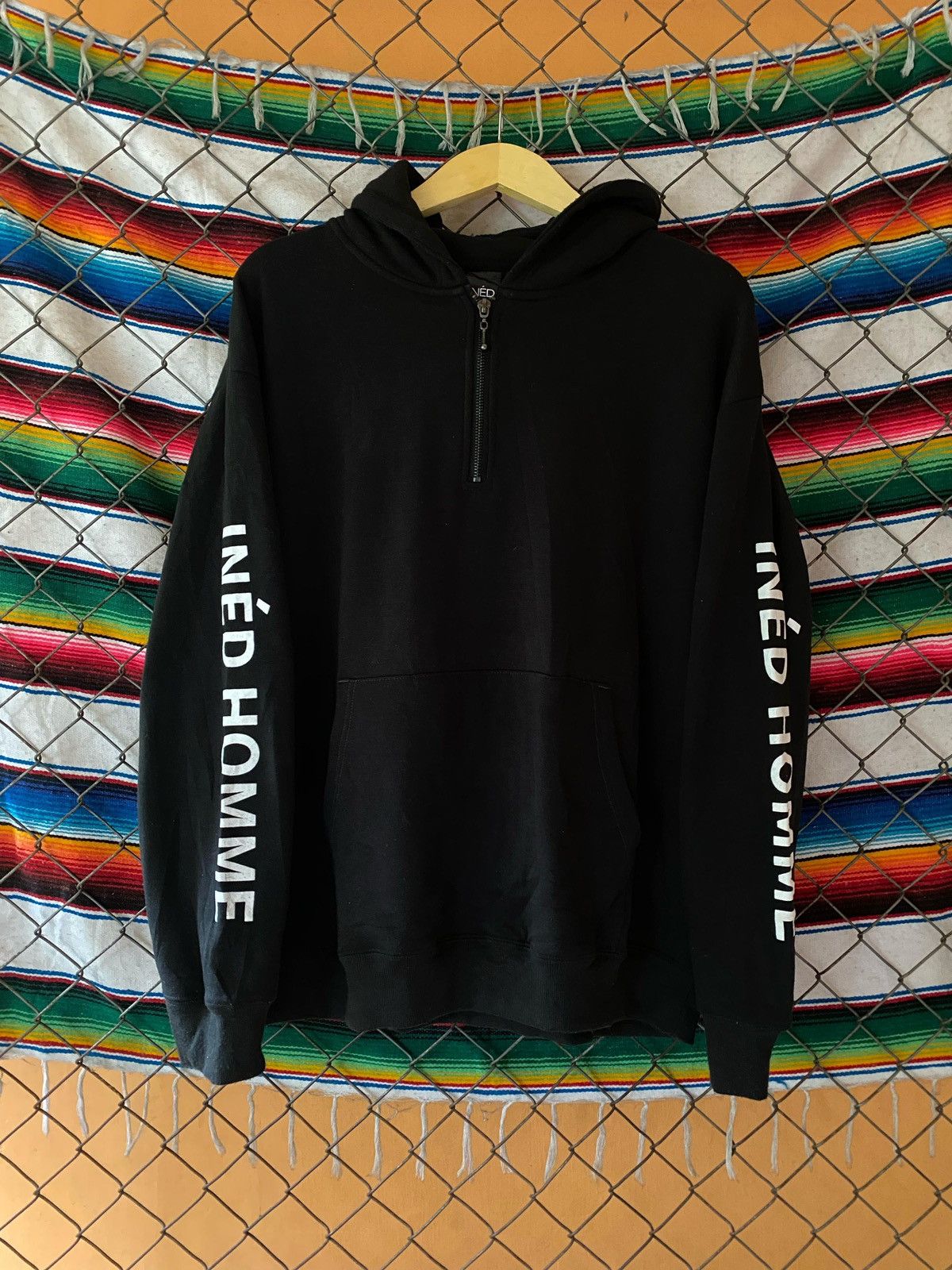 Japanese Brand × Yohji Yamamoto Yohji Yamamoto Ined Homme half zipper hoodie Size US L / EU 52-54 / 3 - 1 Thumbnail