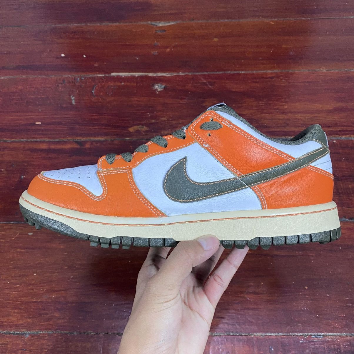 Nike Dunk Low NG Golf White Orange 2011 Size US 8 / EU 41 - 5 Thumbnail