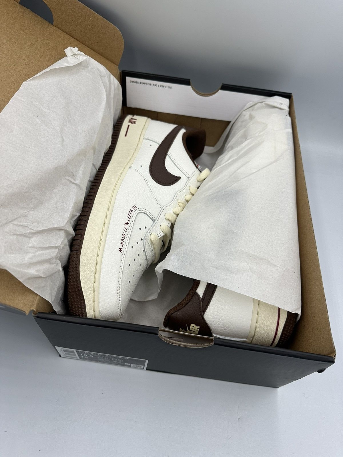 NCAA Nike Air Force 1 Low '07 Howard University Yardrunners Size US 10.5 / EU 43-44 - 10 Thumbnail
