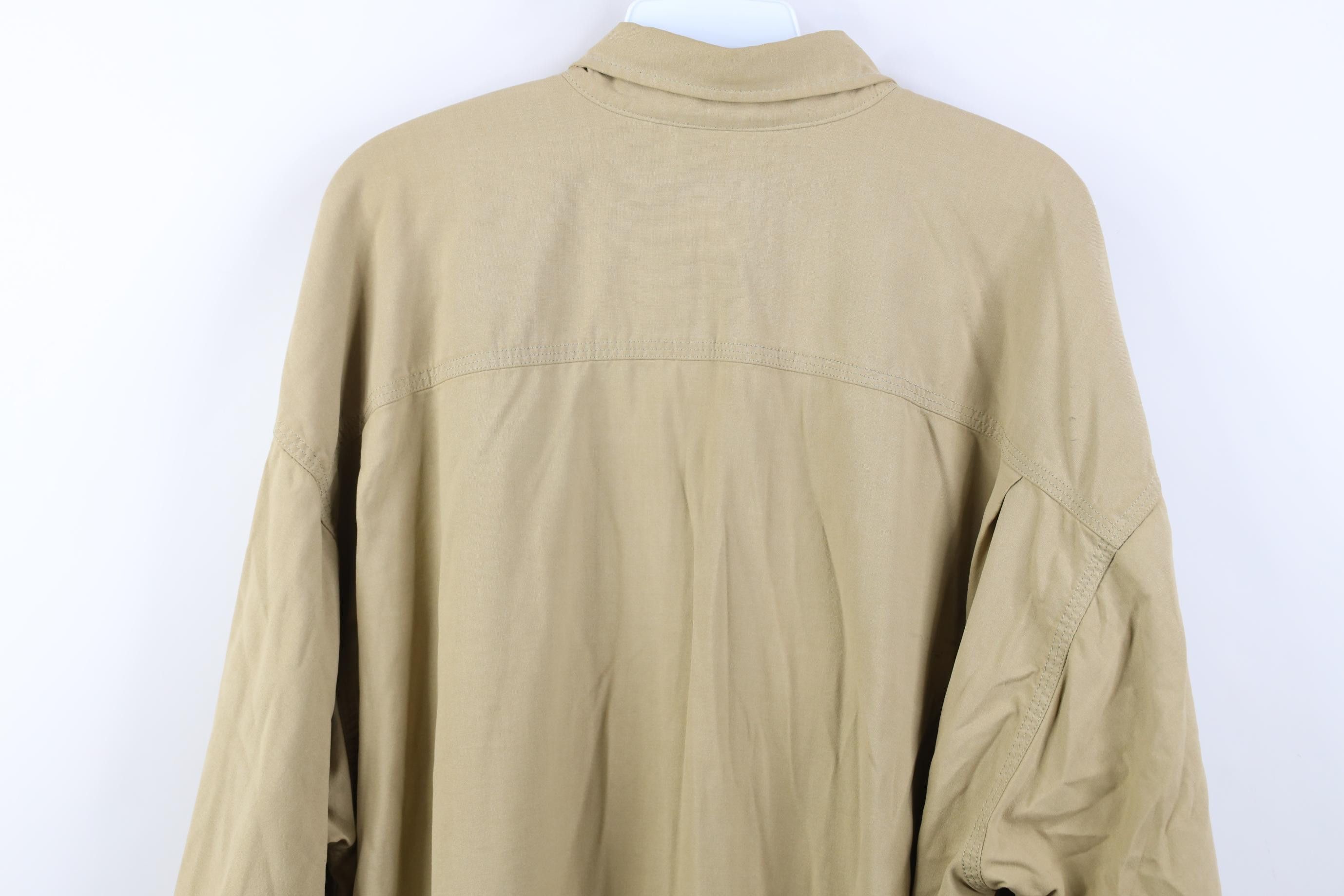 Vintage Vintage 90s Tyndale FR Fire Flame Resistant Button Shirt Size US XXL / EU 58 / 5 - 17 Thumbnail