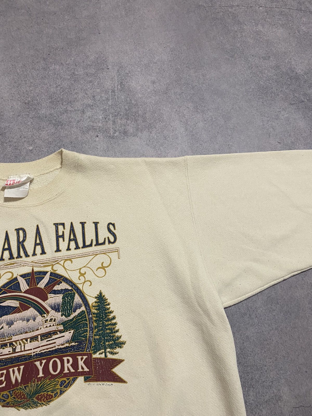 Hanes × Vintage Vintage 90s Hanes Niagara Falls New York Sweatshirt Size US M / EU 48-50 / 2 - 3 Thumbnail