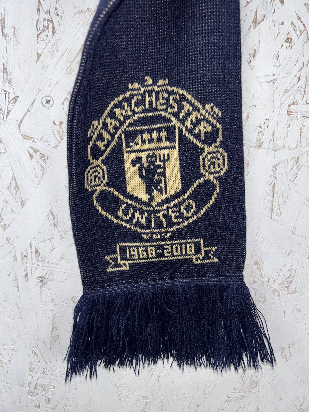 Other Adidas Manchester United 50 Year Anniversary Scarf CY5580 Size ONE SIZE - 2 Thumbnail