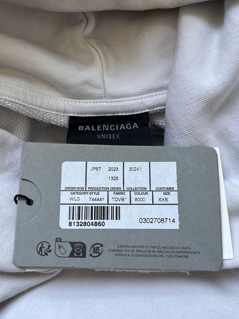 Balenciaga Balenciaga Ripped monogram printed hoodie Size US XXS / EU 40 - 5 Thumbnail