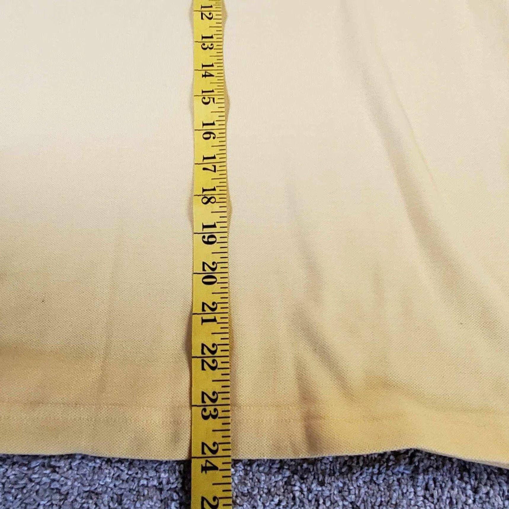 Ralph Lauren VINTAGE Ralph Lauren Polo Shirt Mens M Yellow Solid RL Pony Logo Button Polo Shirt Size US M / EU 48-50 / 2 - 7 Thumbnail