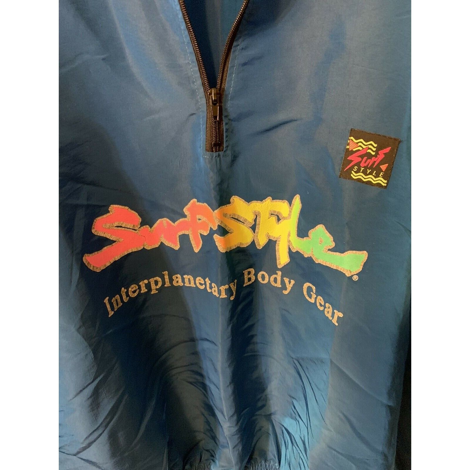 Other Surf Style Purple Iridescent Vintage 90'S 1/4 zip Pullover W Size US XL / EU 56 / 4 - 7 Thumbnail