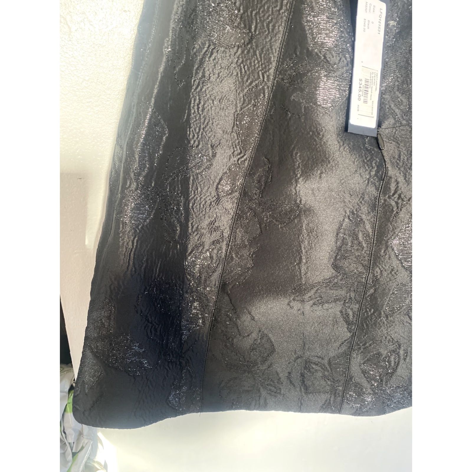 Halston Womens Halston Dress 0 Black Notch Neck Knee Length Ball Gown Womens Men? Size XS / US 0-2 / IT 36-38 - 3 Thumbnail