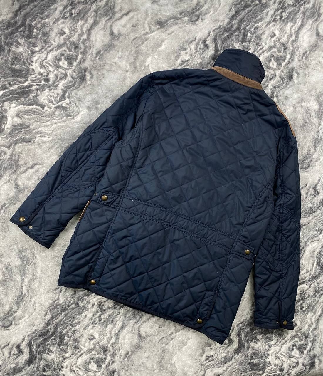 Polo Ralph Lauren Ralph Lauren Navy Blue Quilted Jacket Men Size L Blue Size US M / EU 48-50 / 2 - 13 Thumbnail