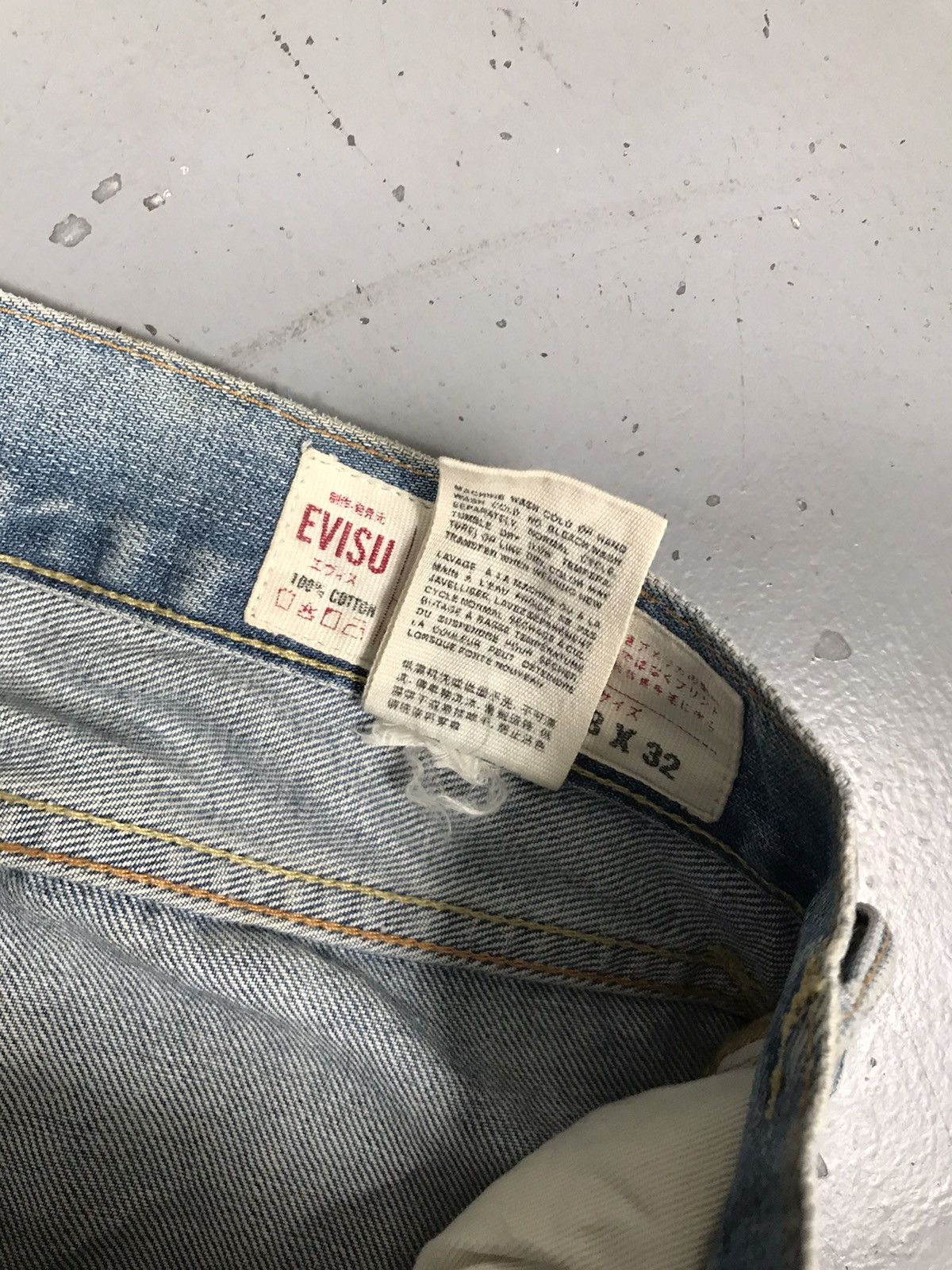 Evisu × Vintage Vintage Evisu seagull straight fit denim pant Size US 28 / EU 44 - 6 Thumbnail