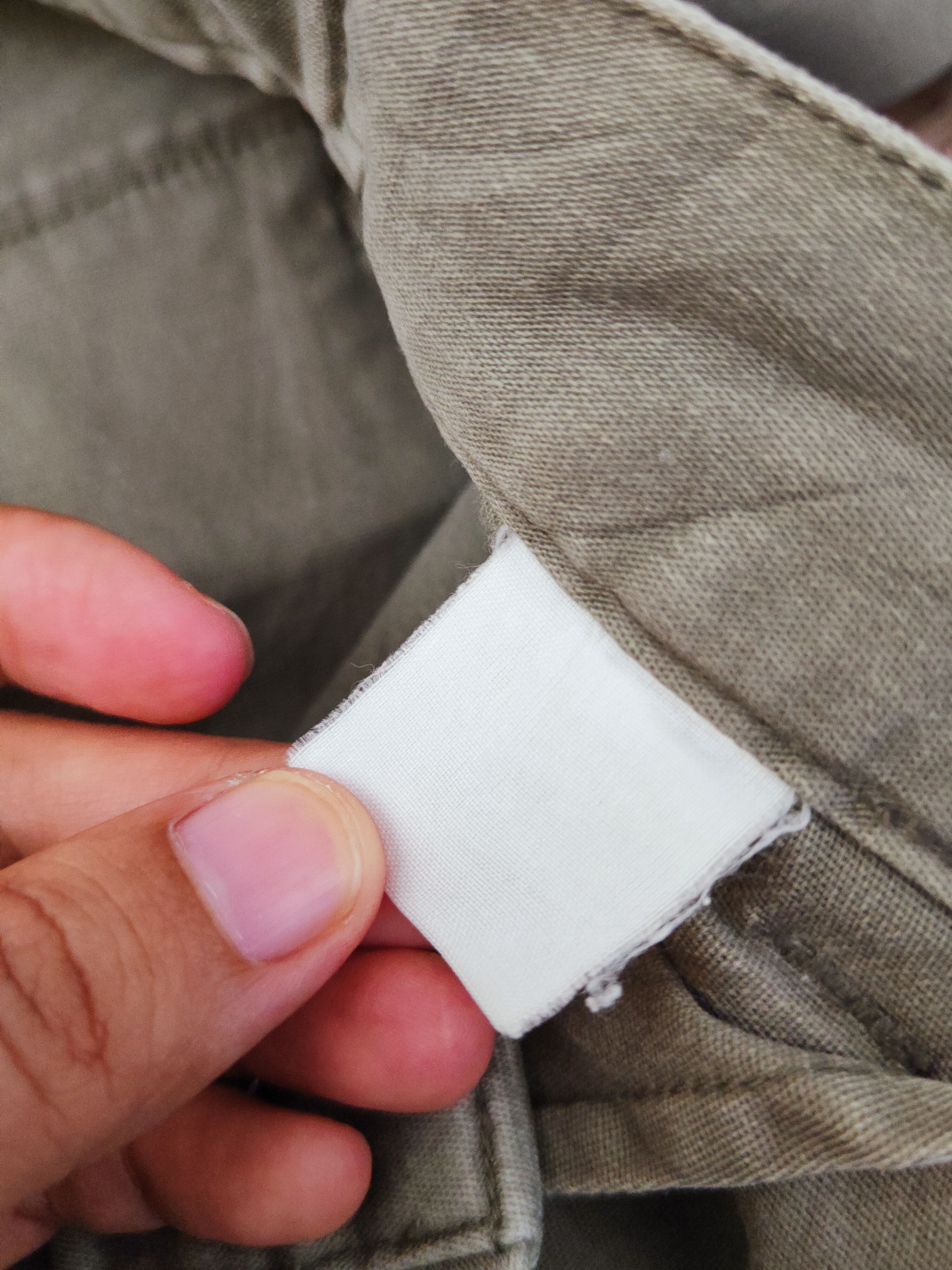Japanese Brand Livre Claire Green Faded Multipocket Cargo Pants #W98 Size US 31 - 12 Thumbnail