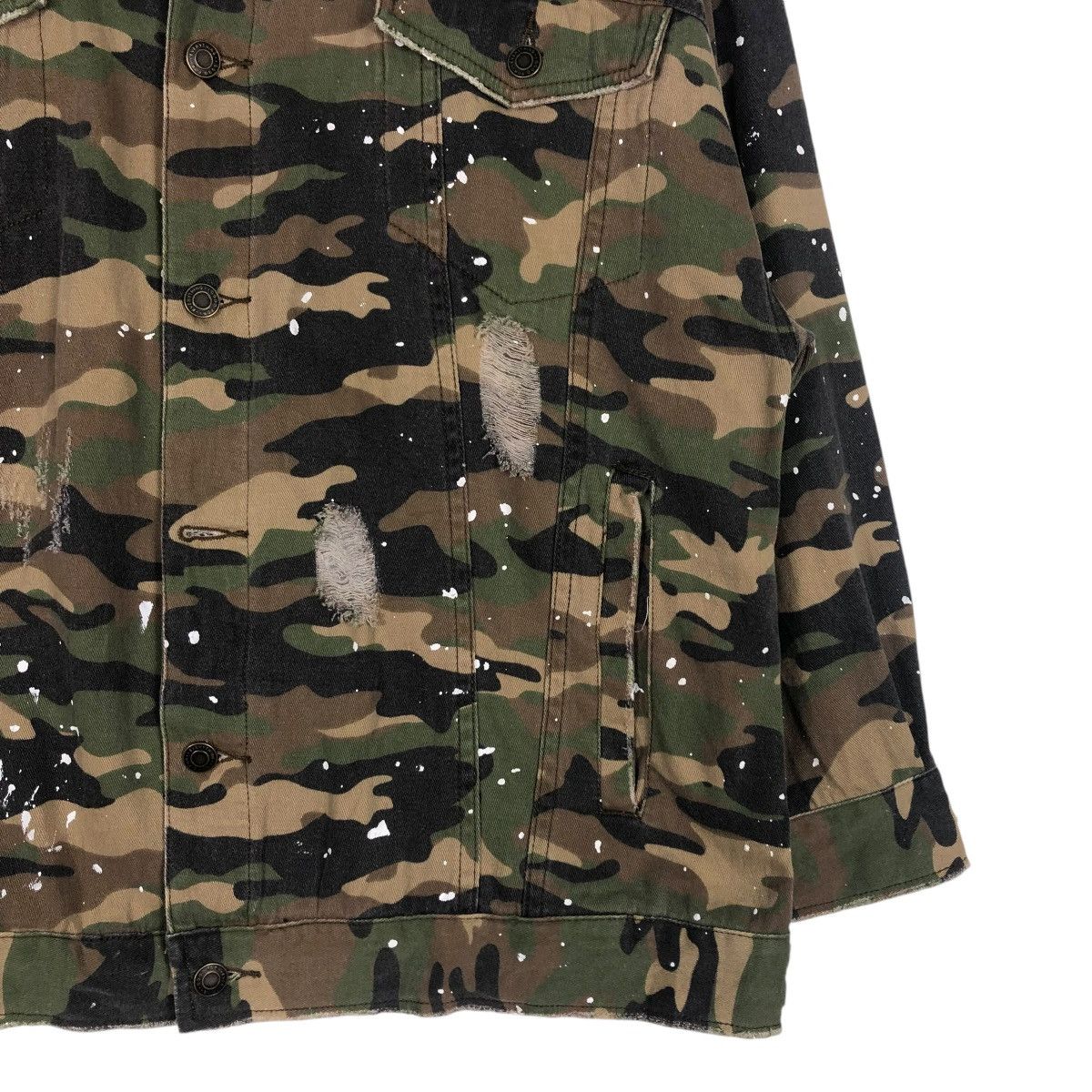 Japanese Brand 🔥BUTTON JACKET CAMOUFLAGE PUNK DESIGN HYPE ACE JAPAN Size US M / EU 48-50 / 2 - 5 Thumbnail