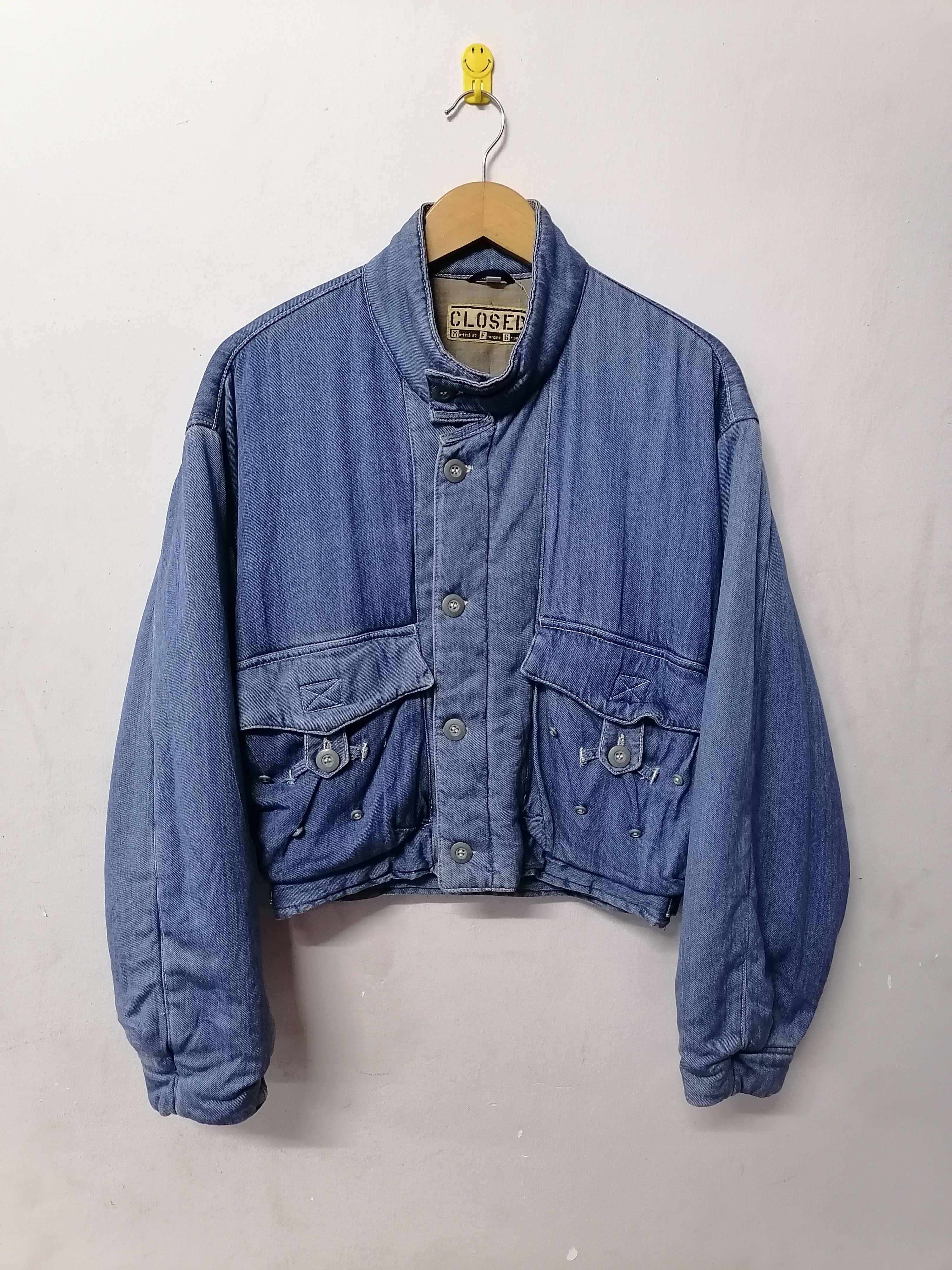 CLOSED Vintage 80s MFG x Closed Cropped Padded Silhouette Jackets Size US S / EU 44-46 / 1 - 1 Thumbnail