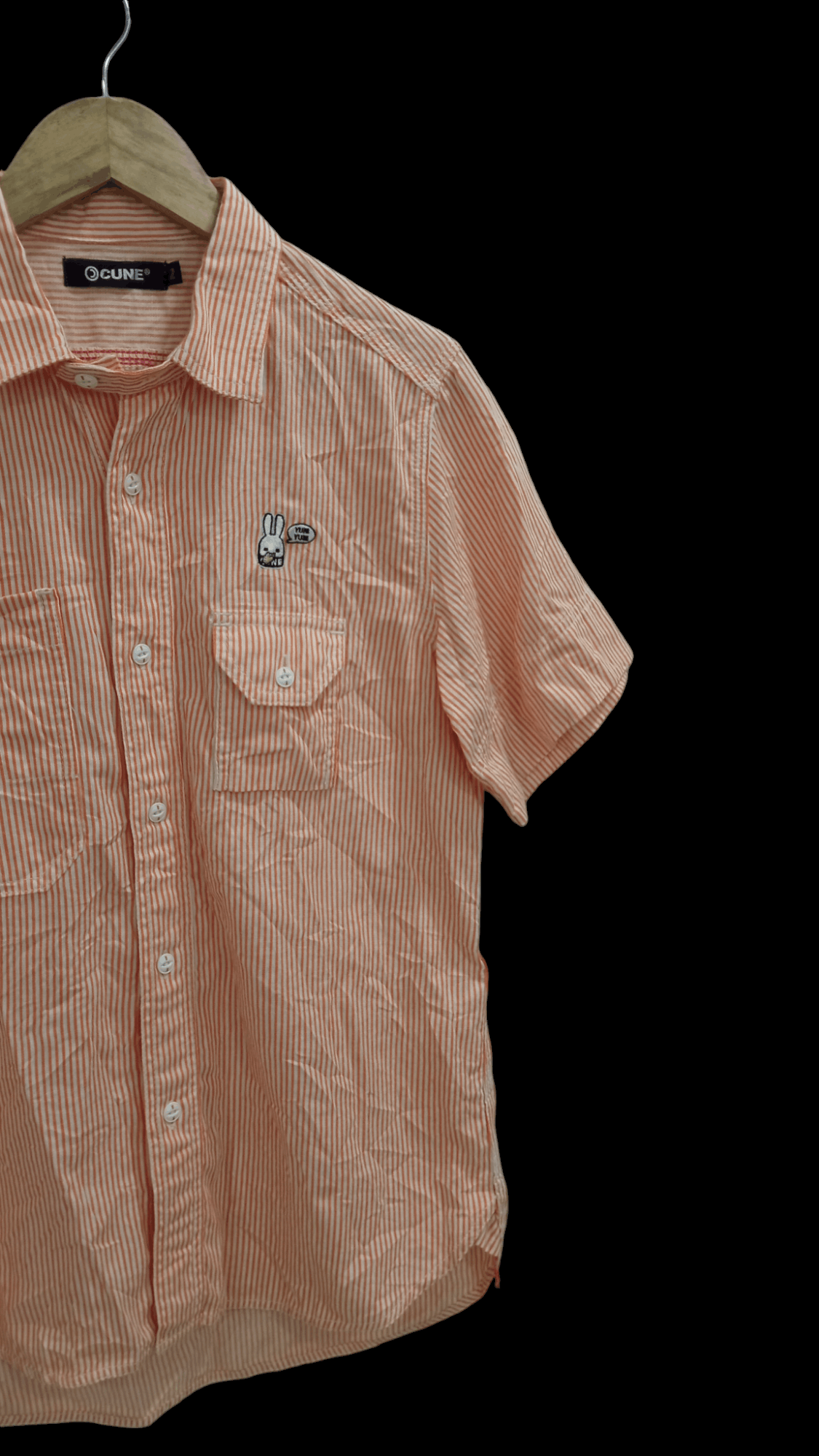 Japanese Brand × Vintage 🔥🔥Vintage Style Cune Striped Shirt Size US M / EU 48-50 / 2 - 3 Thumbnail