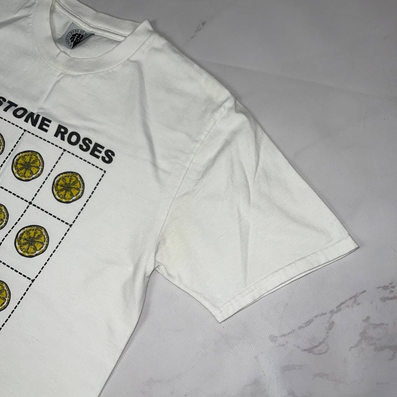 Vintage The Stone Roses Band Tour White Mens Tee Size S Size US S / EU 44-46 / 1 - 6 Thumbnail