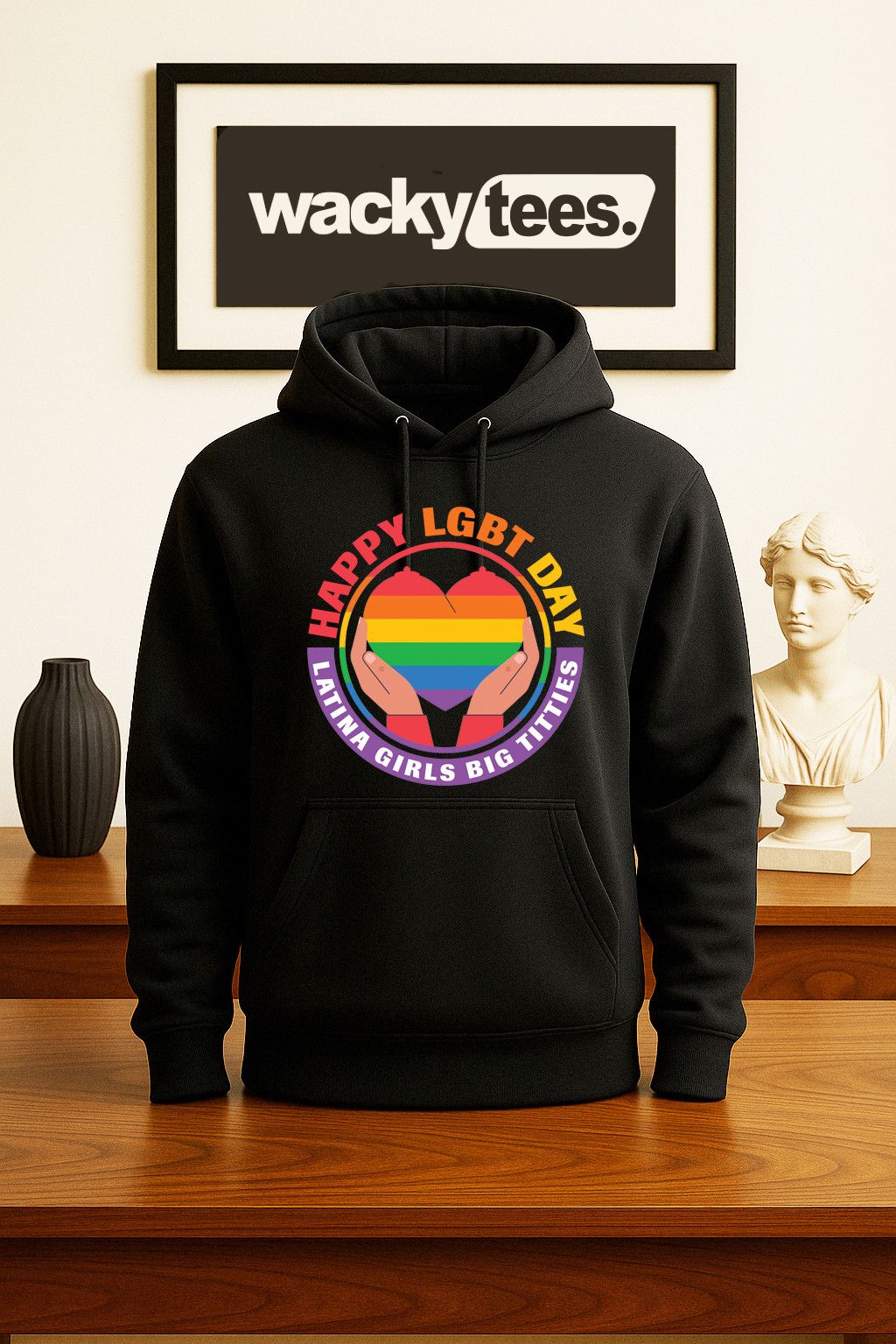 Other Happy LGBT Day Latina Girls Big Bitties Graphic Tee Shirt Size US S / EU 44-46 / 1 - 4 Thumbnail