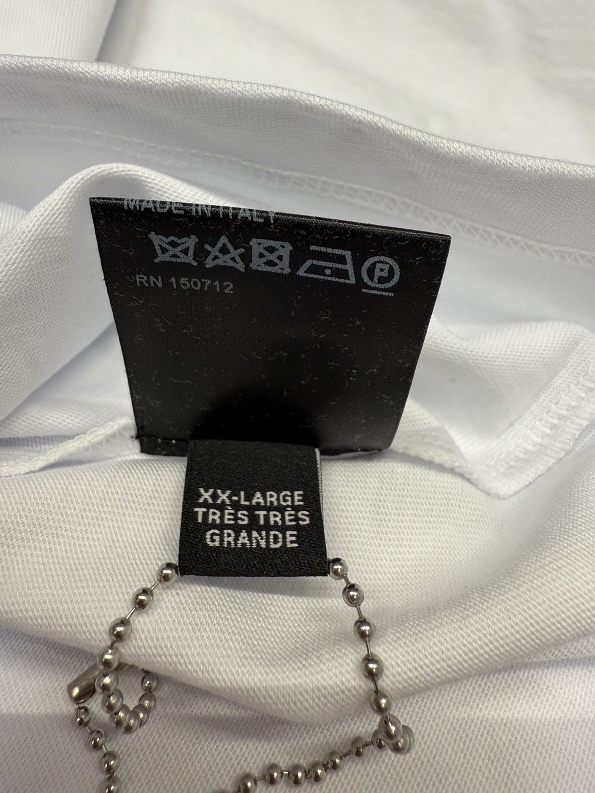 Amiri Amiri Micro MA Bar Tee White Size US XXL / EU 58 / 5 - 7 Thumbnail