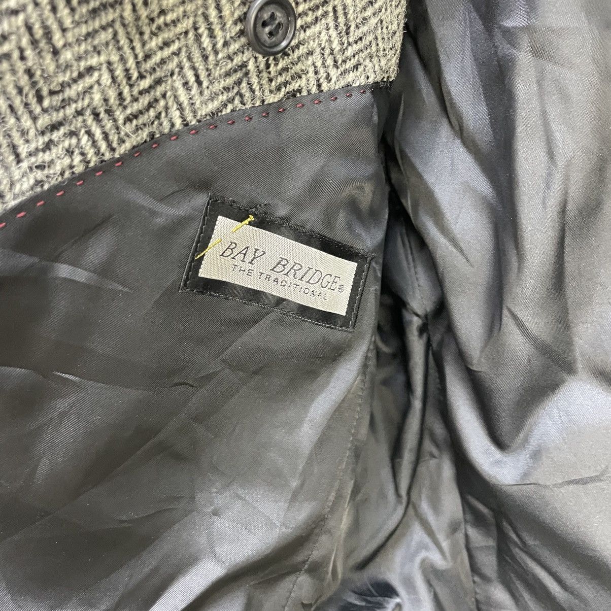 Harris Tweed 💥Vintage Harris Tweed Herringbone Blazer Daily Jacket Size US M / EU 48-50 / 2 - 8 Thumbnail