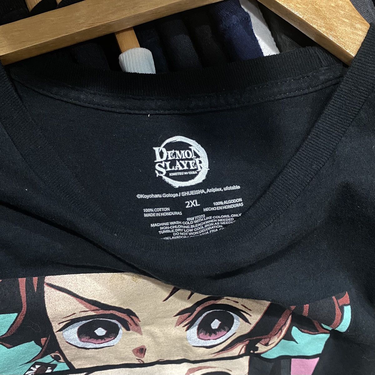 Anime Demon Slayer Licensed Merch Shirt (DDP / No Import Fees) Size US XXL / EU 58 / 5 - 4 Thumbnail