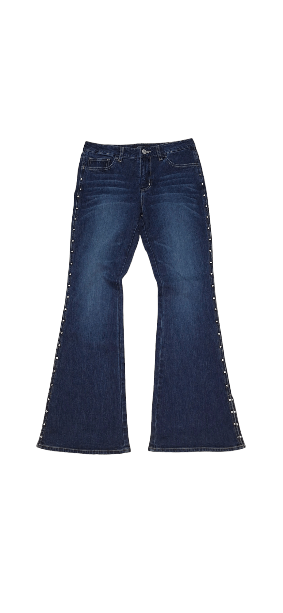If Six Was Nine × Japanese Brand × Le Grande Bleu (L.G.B.) Japanese Brand Oririn Rivets Button Flared Jeans Size US 29 - 1 Thumbnail