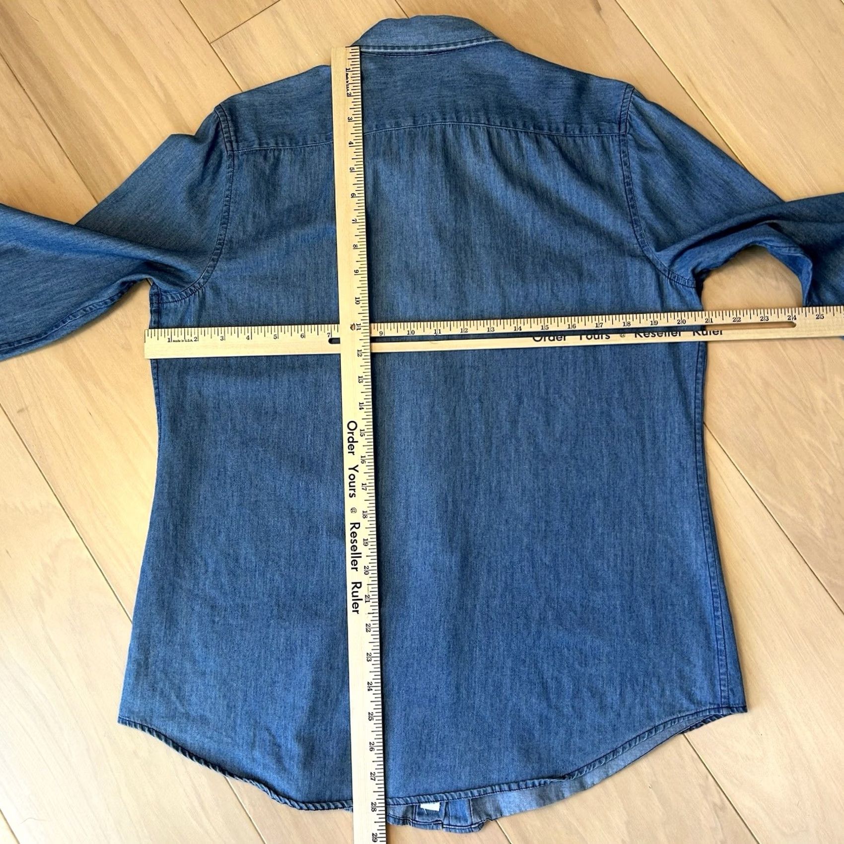 Taylor Stitch Taylor Stitch Shirt Button Up Long Sleeve Women’s Large Blue Denim Casual Workwear California Beach Outdoor Size L / US 10 / IT 46 - 5 Thumbnail