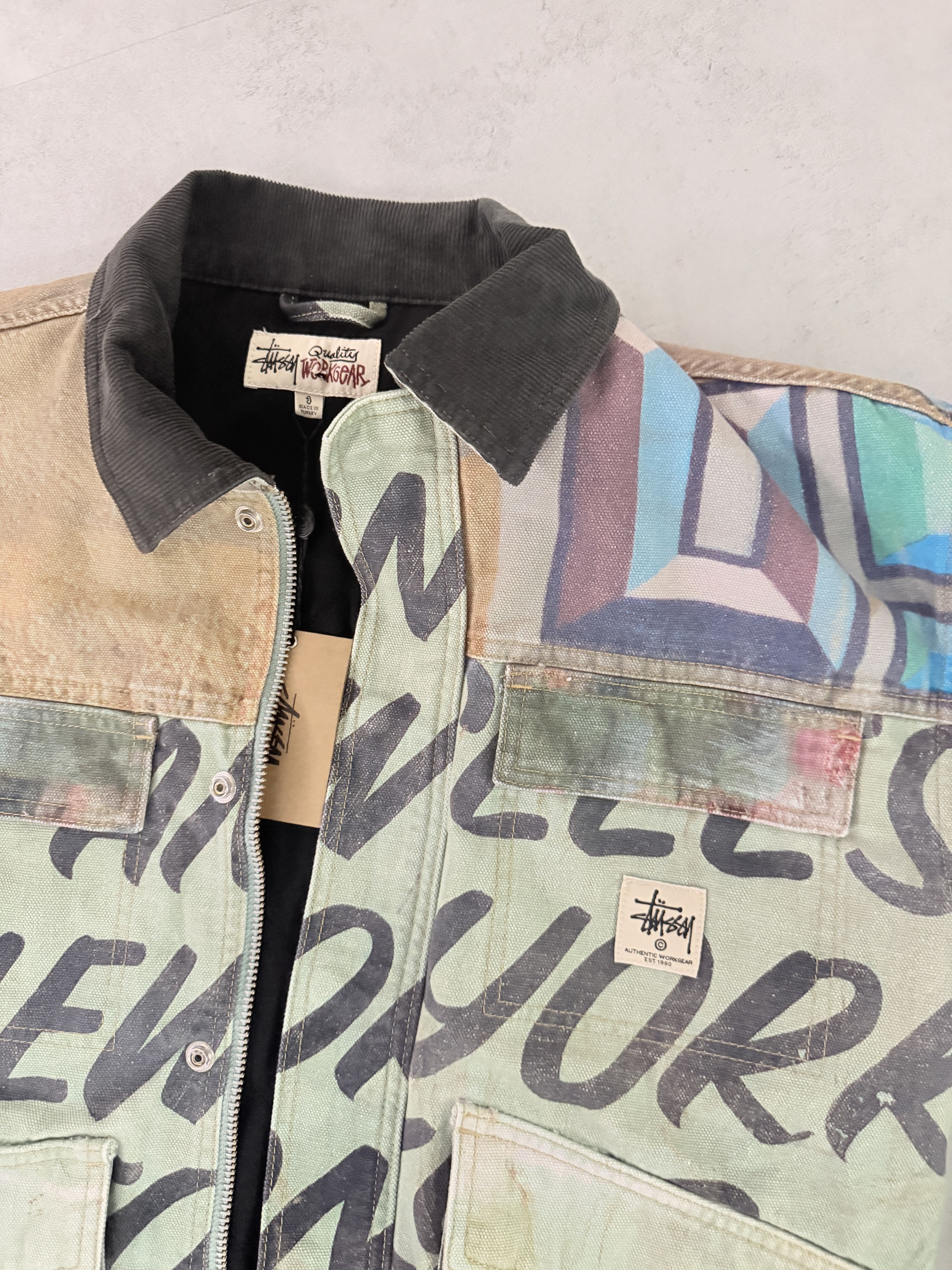 Stussy Stussy alfonso canvas shop Jacket Size US S / EU 44-46 / 1 - 2 Thumbnail